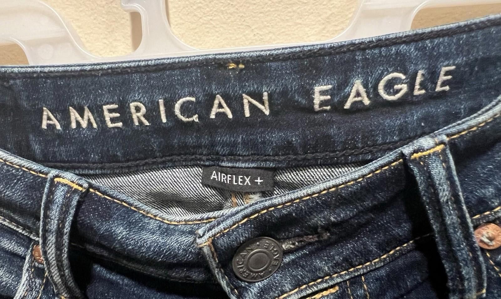 American Eagle Outfitters American Eagle AirFlex Distressed Denim Shorts Stretch Women Size 36" / US 14 / IT 50 - 3 Thumbnail