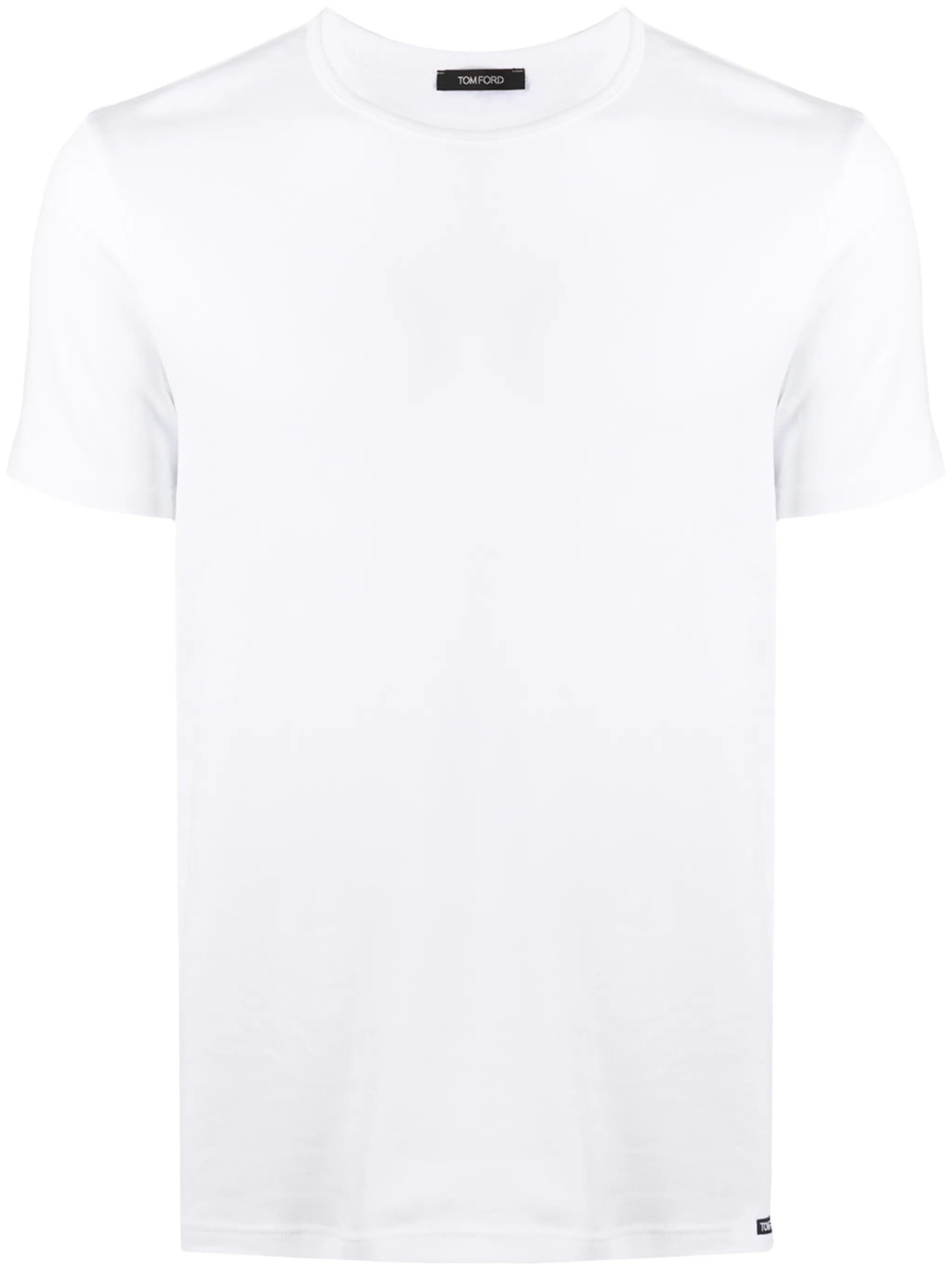 Tom Ford o1s22i1n0125 Cotton T-Shirt in White Size US S / EU 44-46 / 1 - 1 Thumbnail