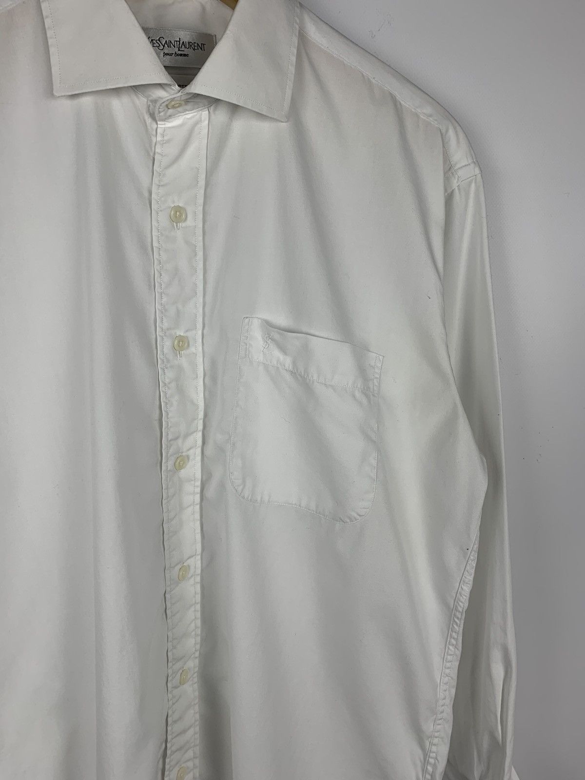 Yves Saint Laurent Vintage Yves Saint Laurent Formal Shirt Buttons Up Size 38 Size US L / EU 52-54 / 3 - 4 Thumbnail