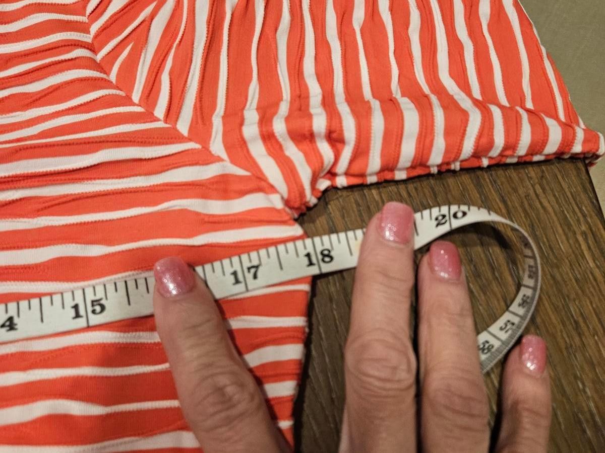 Designer Nwt Doncaster 2 Piece Orange Textured Skirt Set #265 Size S / US 4 / IT 40 - 10 Thumbnail