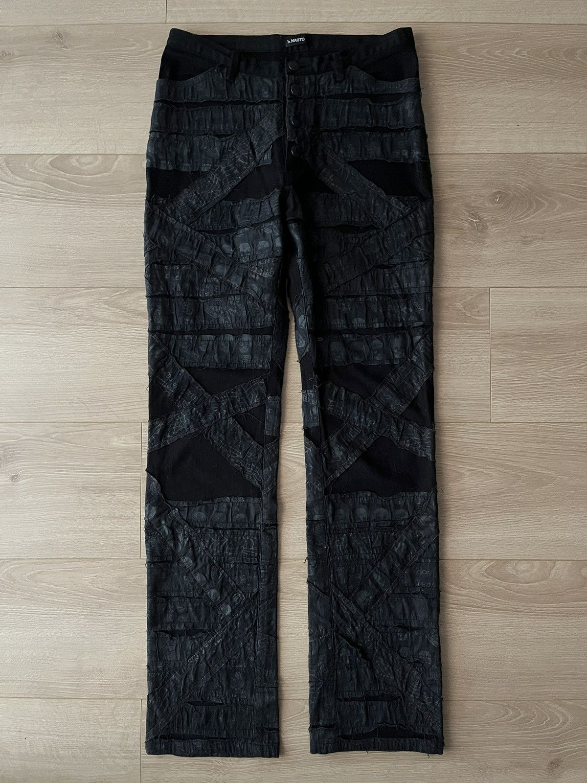 h.NAOTO h.anarchy gauze hagi crust denim | Grailed