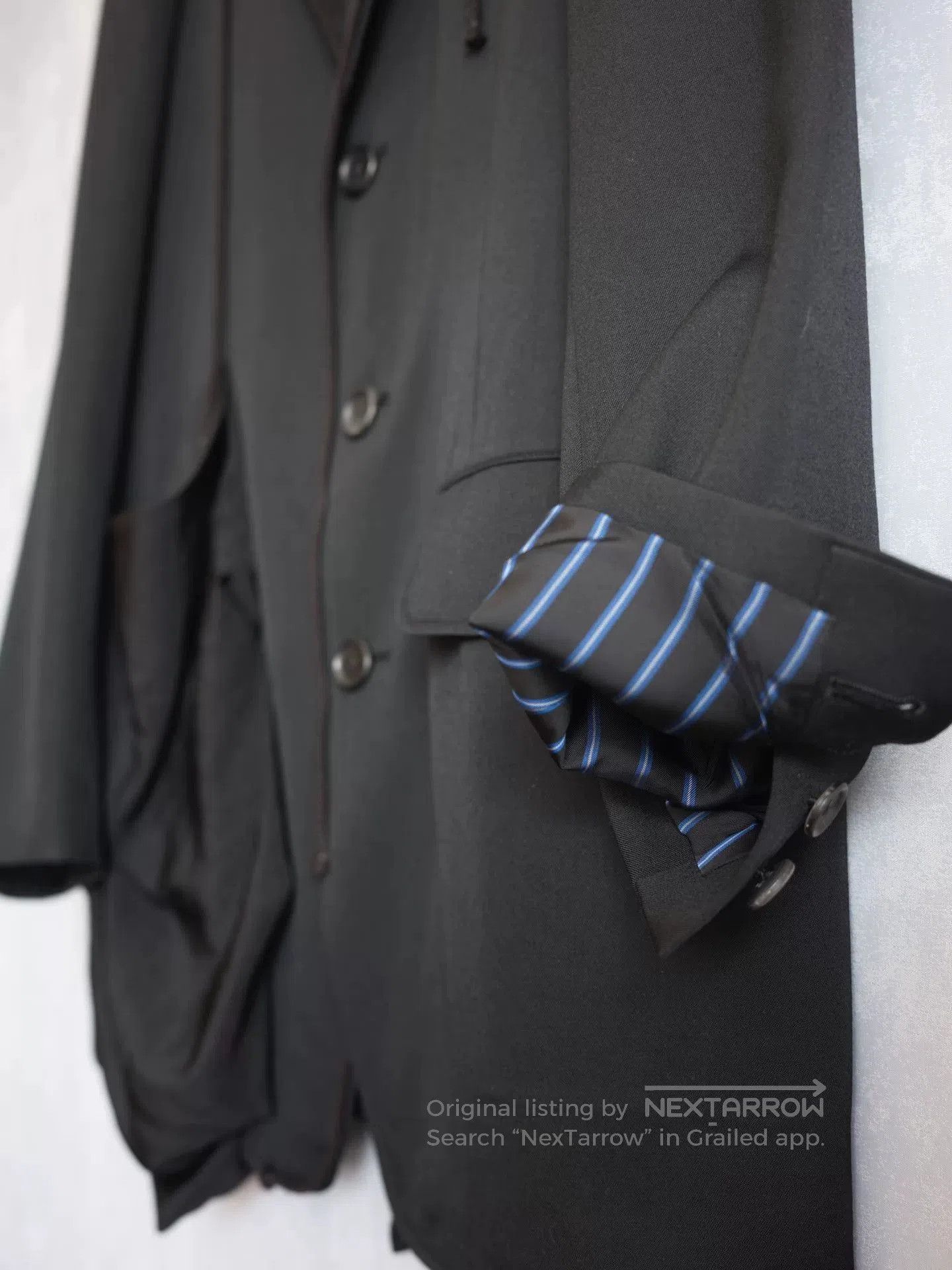 Yohji Yamamoto Yohji Yamamoto Octopus Rope Detail Coat. Size US S / EU 44-46 / 1 - 8 Thumbnail