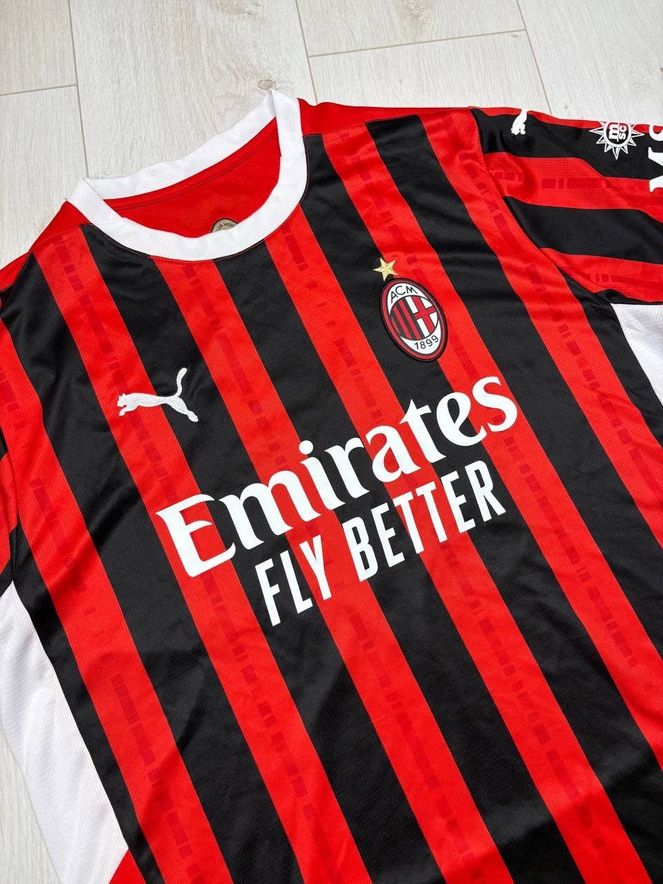 Puma Puma A.C. MILAN #10 RAFA LEAO Home Jersey 2024 Soccer Jersey Size US XL / EU 56 / 4 - 2 Thumbnail