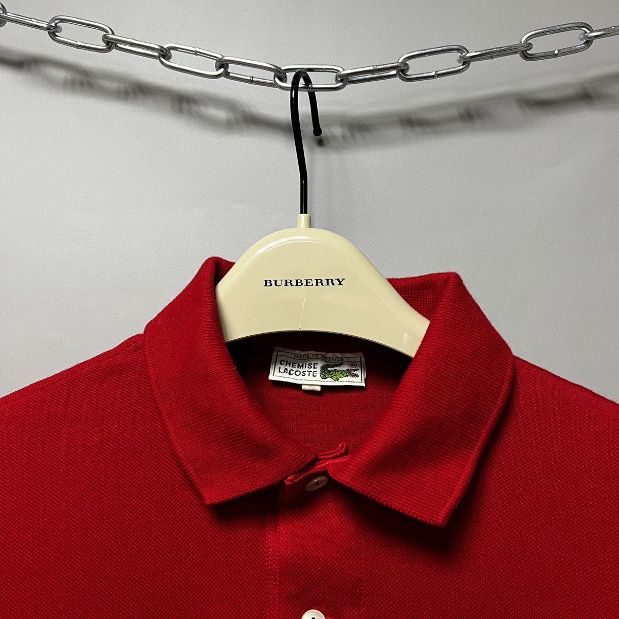 Lacoste Vintage 90s Lacoste Polo Shirt Red men’s Size US XS / EU 42 / 0 - 5 Thumbnail