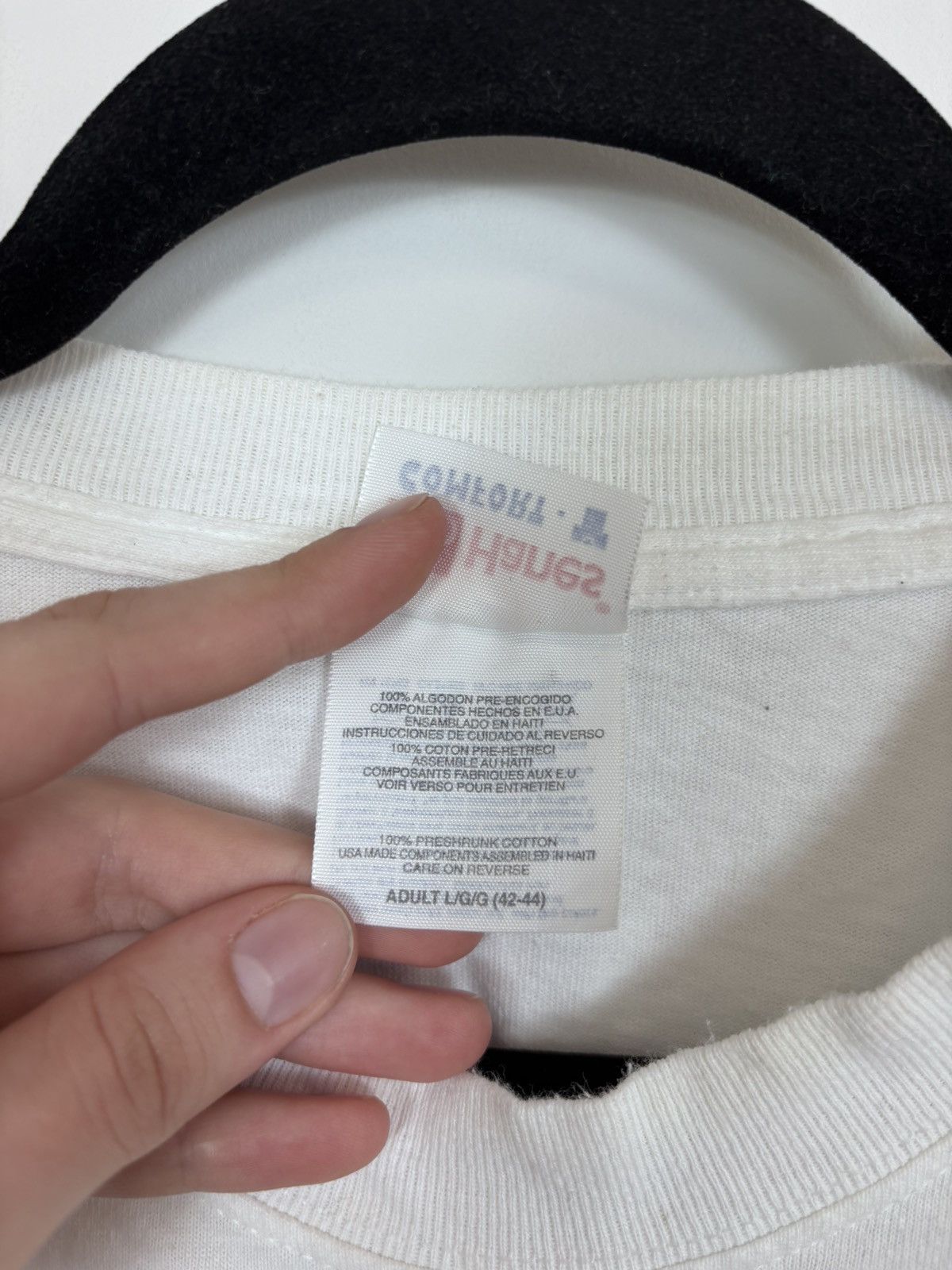 Hanes Vintage United We Stand Remembrance Yardbirds White Tee Size US L / EU 52-54 / 3 - 14 Thumbnail
