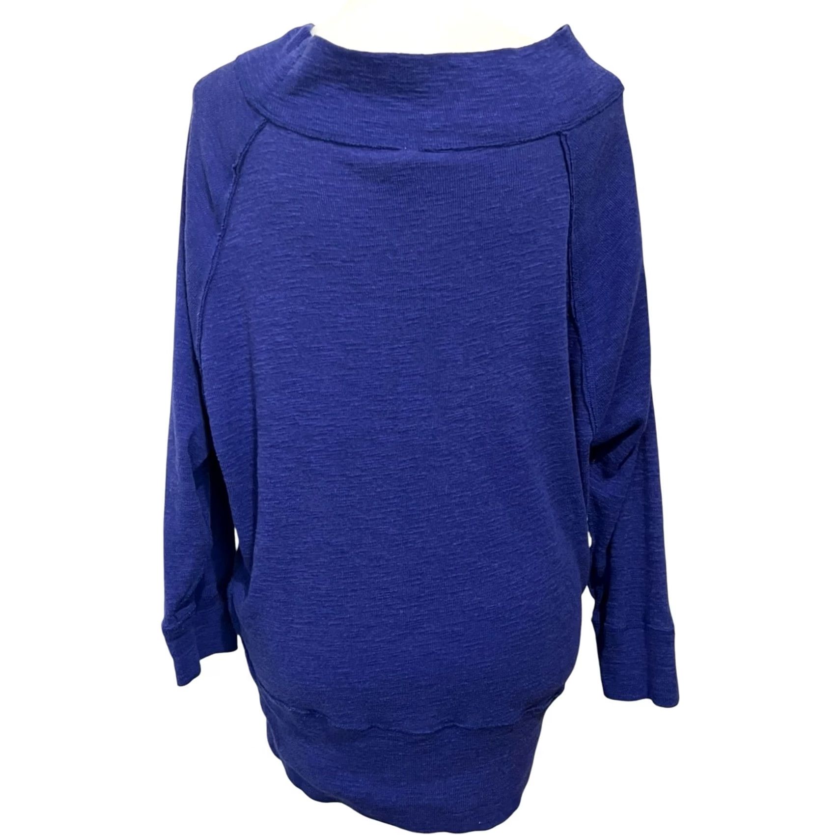 Vintage We The Free Blue Off Shoulder Long Sleeve Top Womens M Size M / US 6-8 / IT 42-44 - 5 Thumbnail