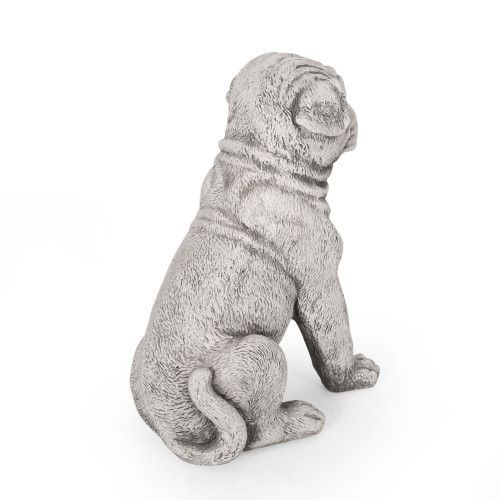 Designer × Homemade Dog Animals Weather Resistant Concrete Garden Statue Size US L / EU 52-54 / 3 - 6 Thumbnail
