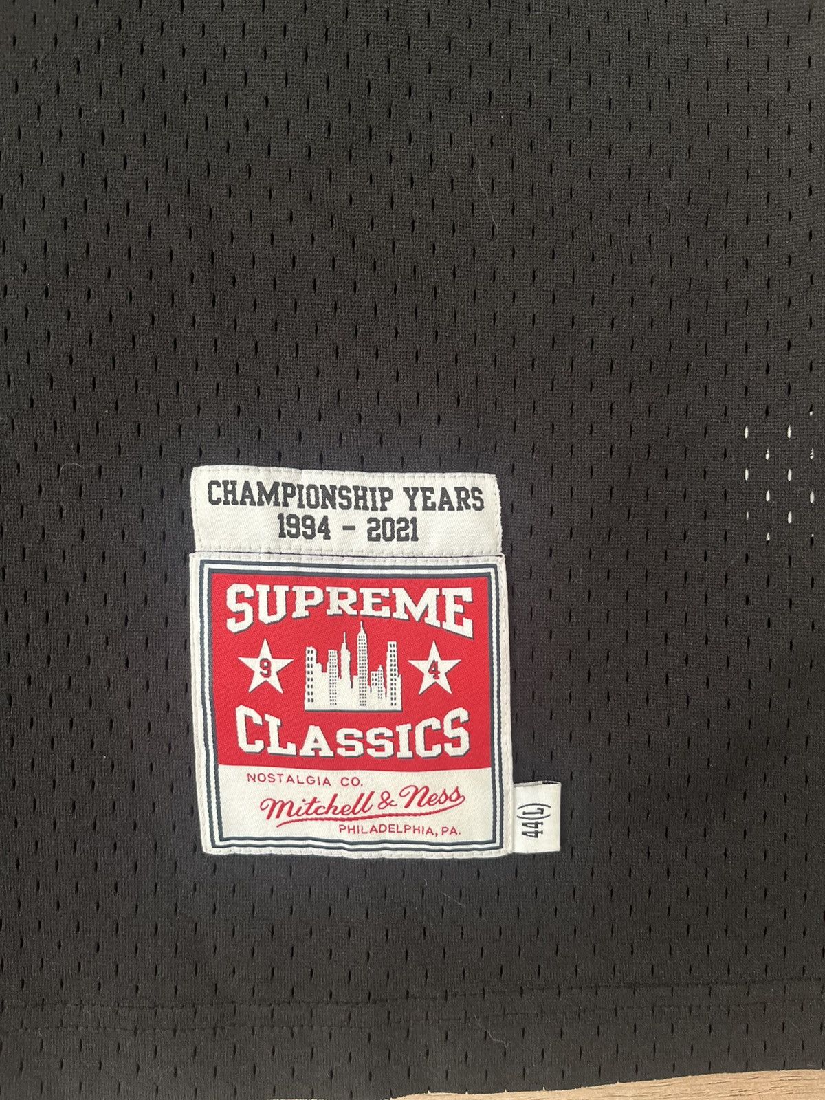 Mitchell & Ness × Supreme Supreme Mitchell & Ness Basketball Jersey Size US L / EU 52-54 / 3 - 9 Thumbnail