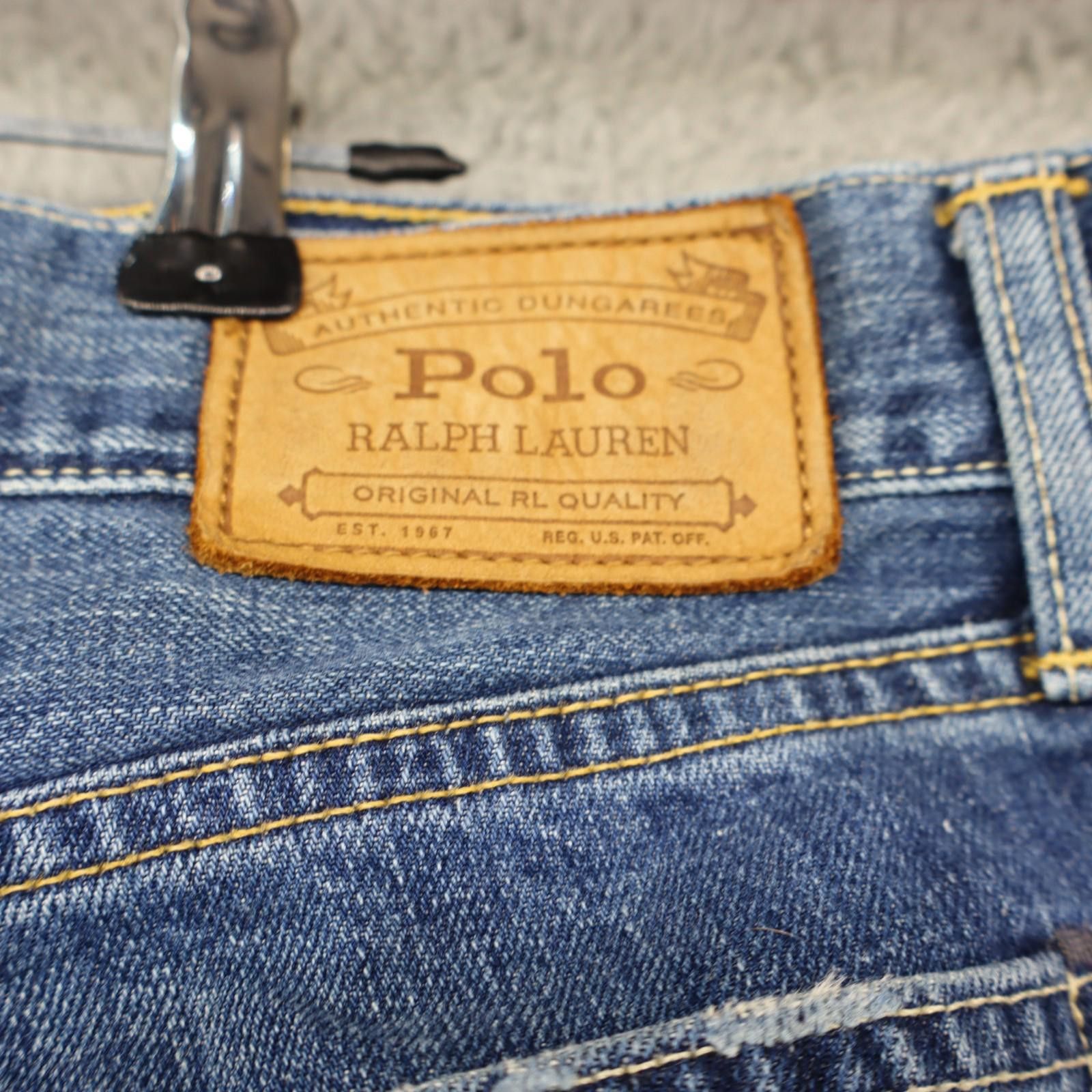 Polo Ralph Lauren Polo Ralph Lauren Jeans Men 38x30 Relaxed Baggy Fit Straight Size US 38 / EU 54 - 3 Thumbnail