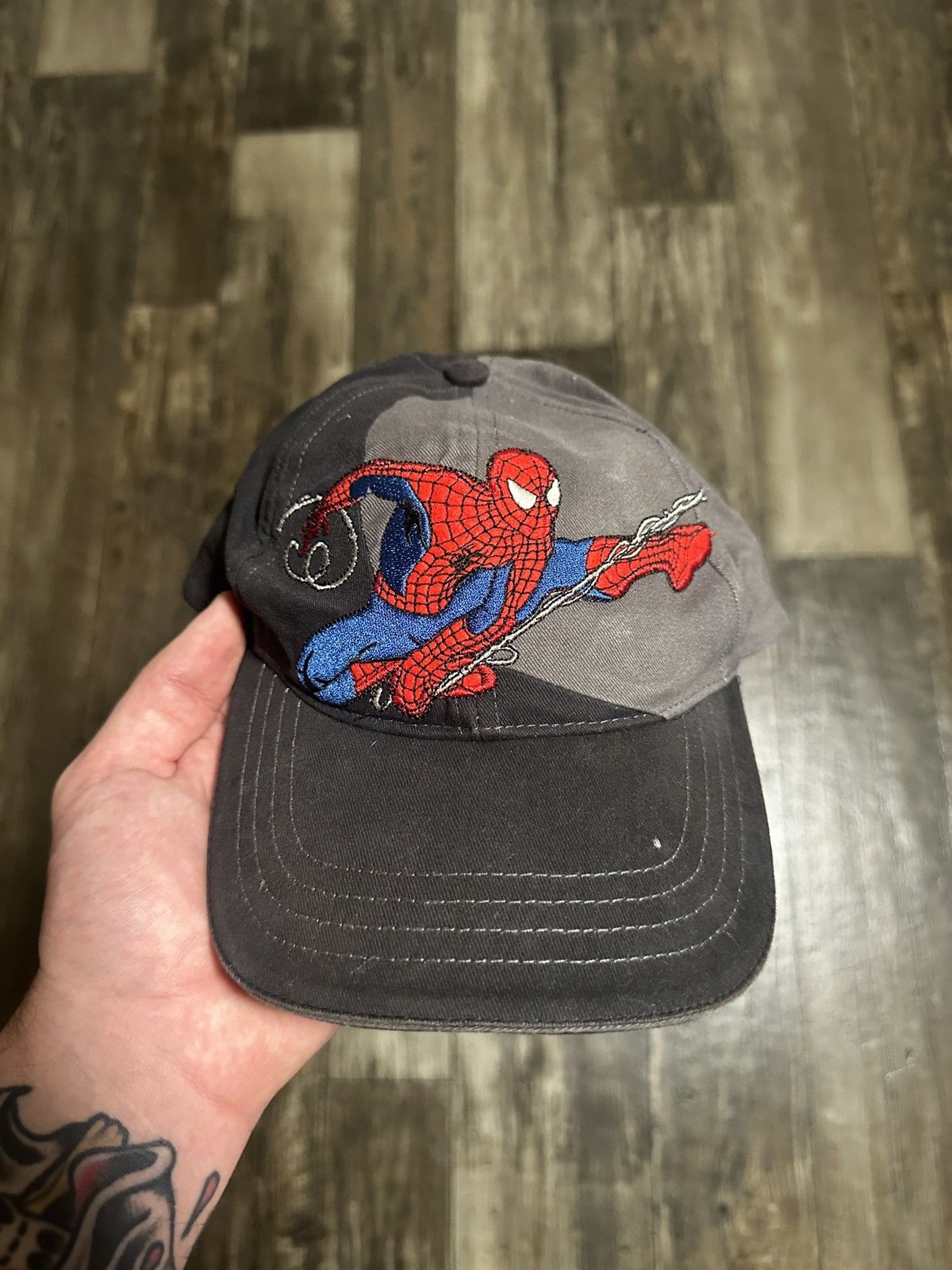 Vintage Vintage Spiderman Hat Size ONE SIZE - 1 Thumbnail
