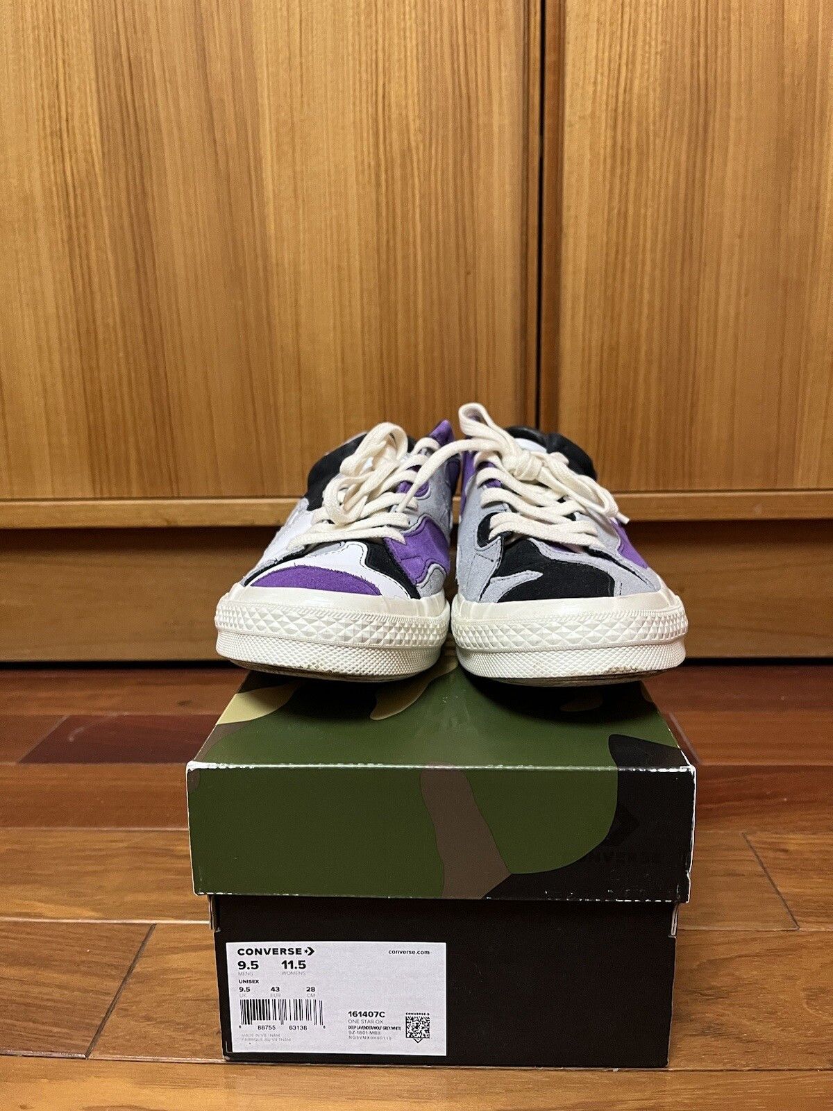Converse Converse one star x SNS Sneakersnstuff Bape Camo Patchwork Size US 9.5 / EU 42-43 - 4 Thumbnail