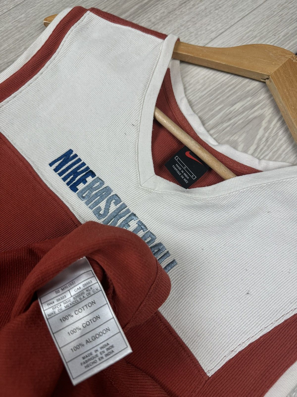 Nike × Vintage Nike Vintage Sportswear Basketball Tank Top Shirt Jersey Size US L / EU 52-54 / 3 - 6 Thumbnail