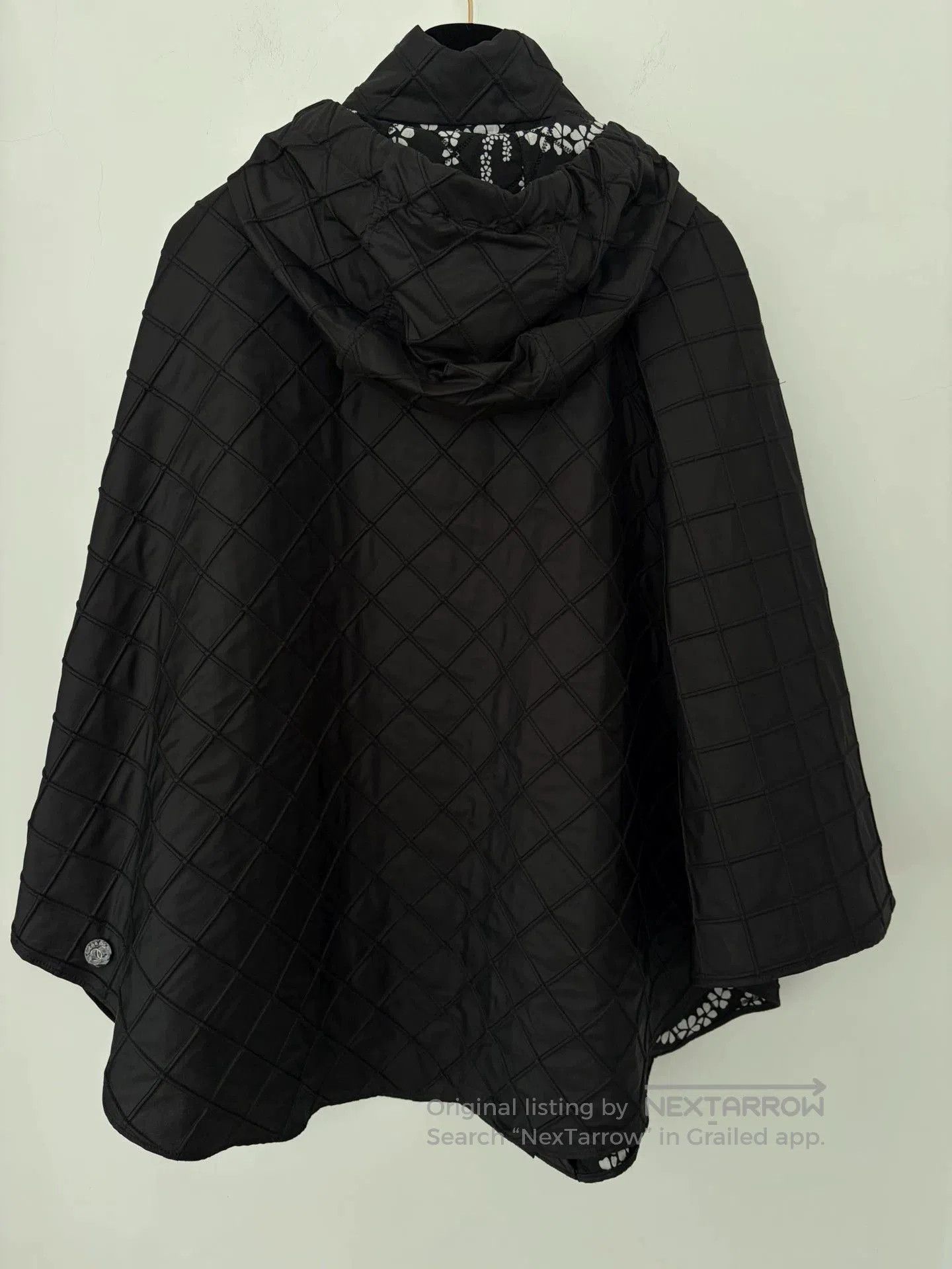 Chanel Chanel New Black Hooded Cape Coat. Size US S / EU 44-46 / 1 - 2 Thumbnail