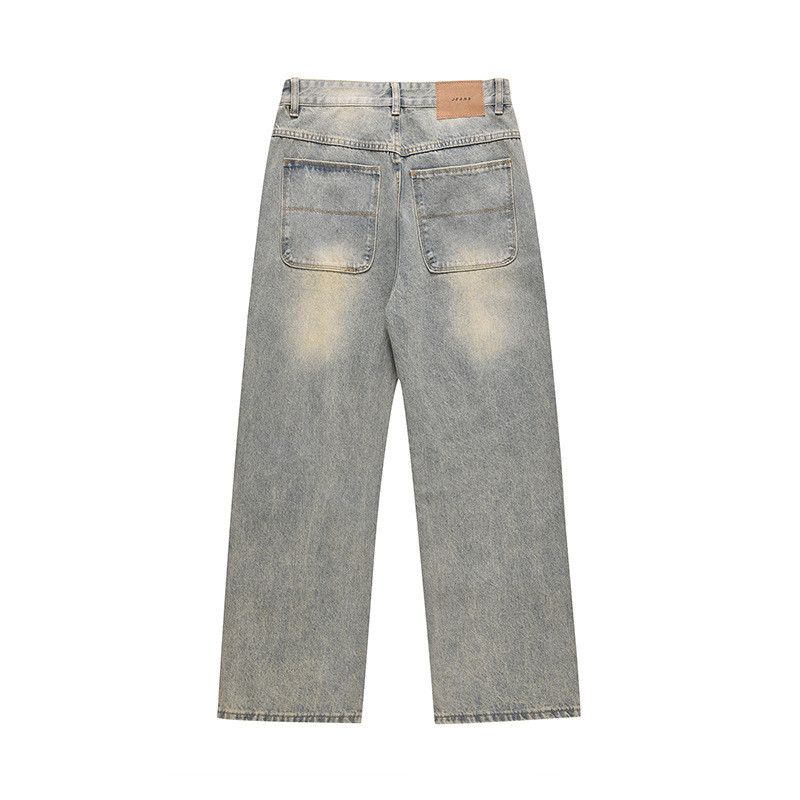 Vintage American retro washed casual hip-hop jeans Size US 32 / EU 48 - 2 Thumbnail
