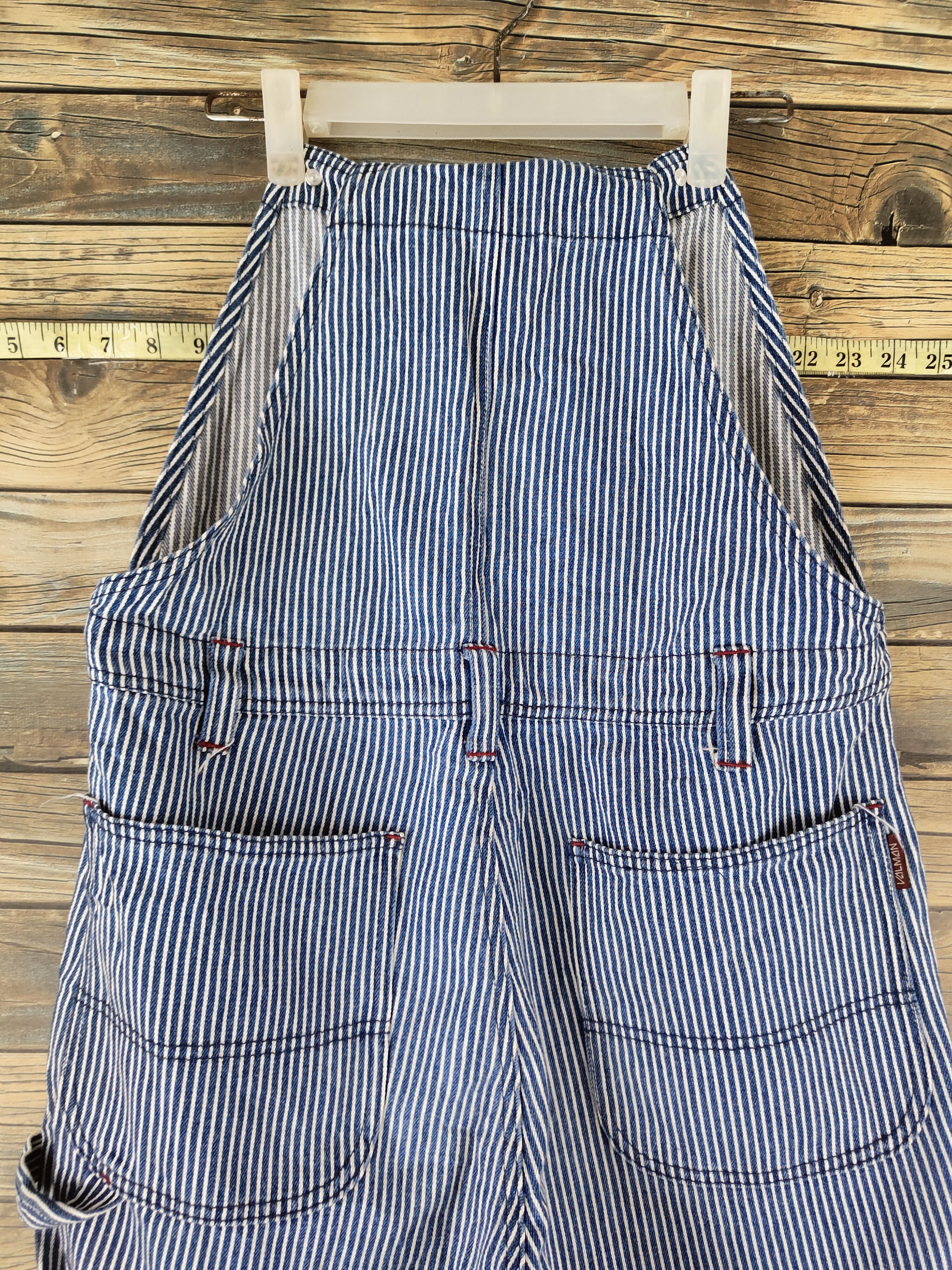 Japanese Brand Mini Valman Blue White Multipocket Jumpsuits #S2929 Size 28" / US 6 / IT 42 - 14 Thumbnail
