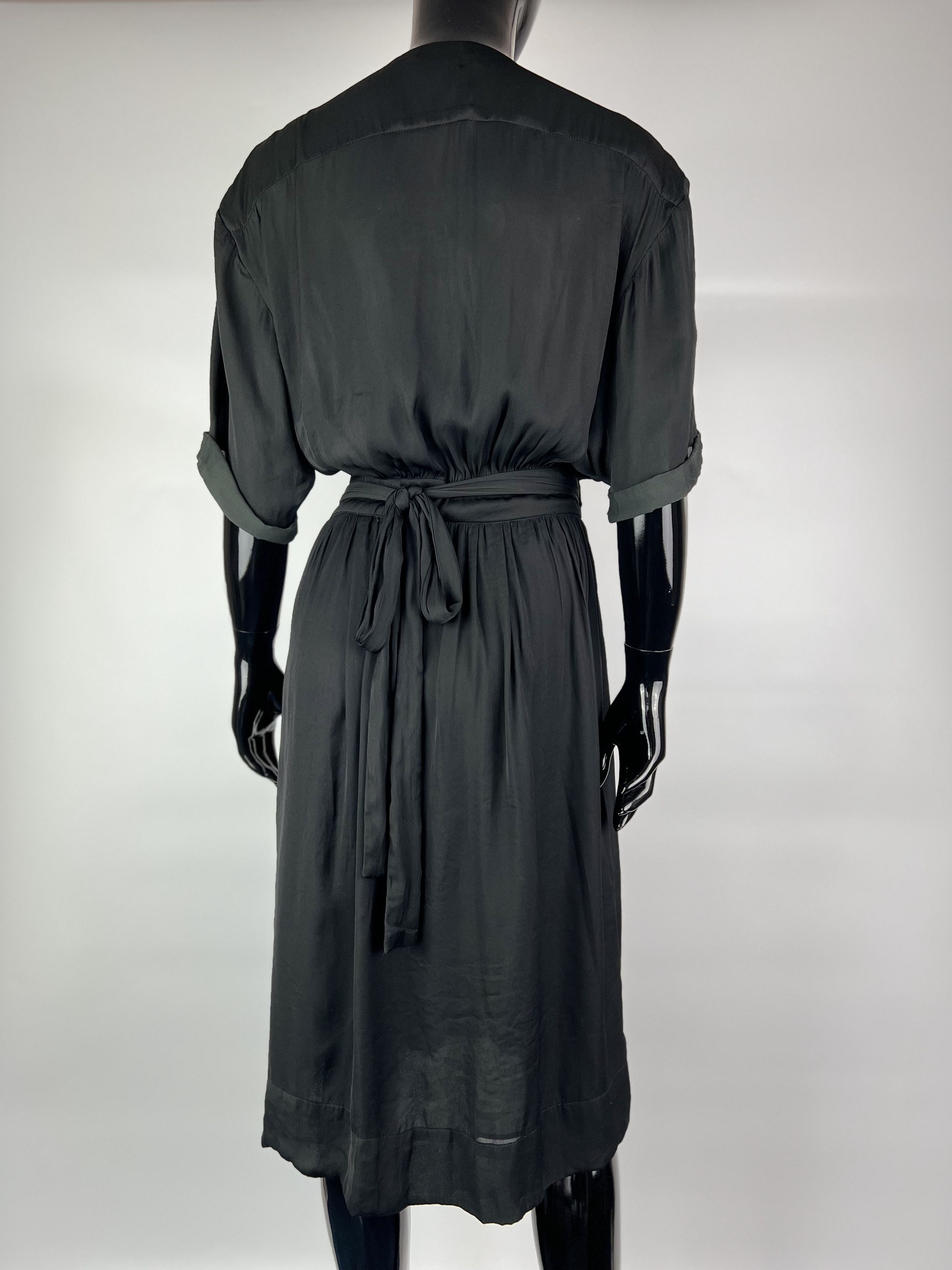 Isabel Marant Isabel Marant Etoile Black Belted Dress Size 40 Size L / US 10 / IT 46 - 2 Thumbnail
