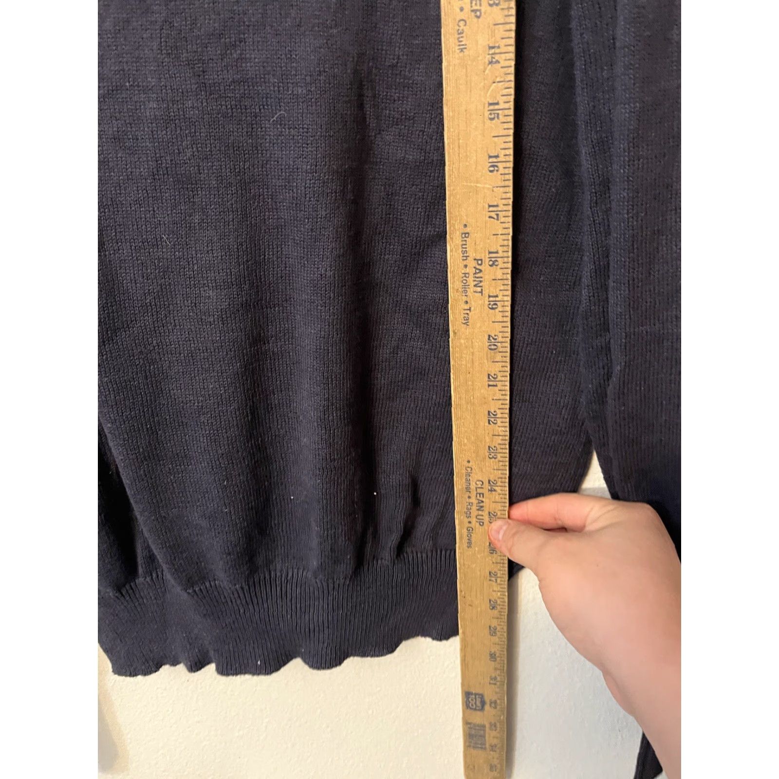 Izod VINTAGE IZOD Club Golf V-Neck Sweater Blue Men's M United States Cotton Knit Pullover Long Sleeve Solid Logo 70s Outdoor Preppy USA Mens Size US M / EU 48-50 / 2 - 5 Thumbnail