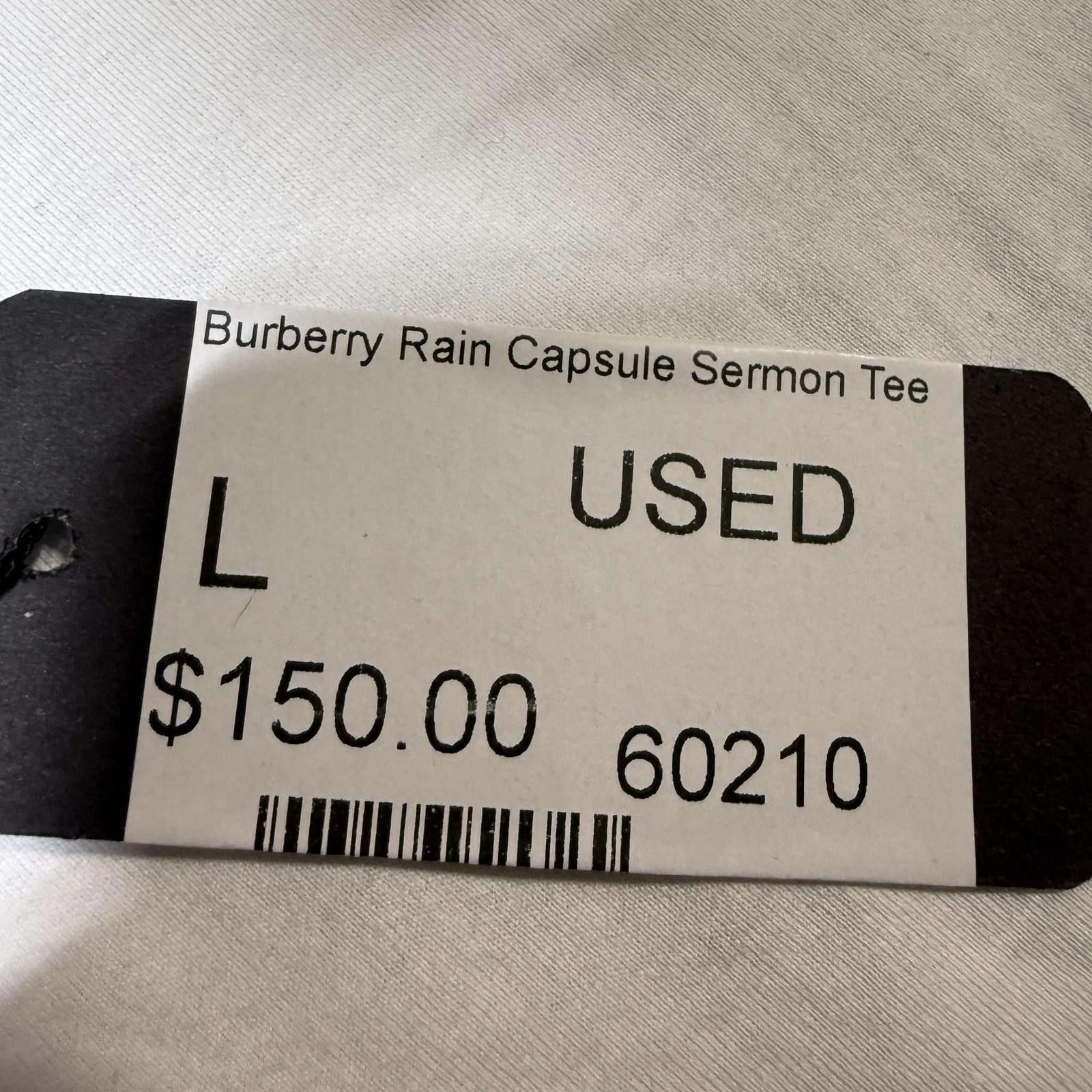 Burberry Burberry Rain Capsule Sermon Tee L Used Size US L / EU 52-54 / 3 - 5 Thumbnail