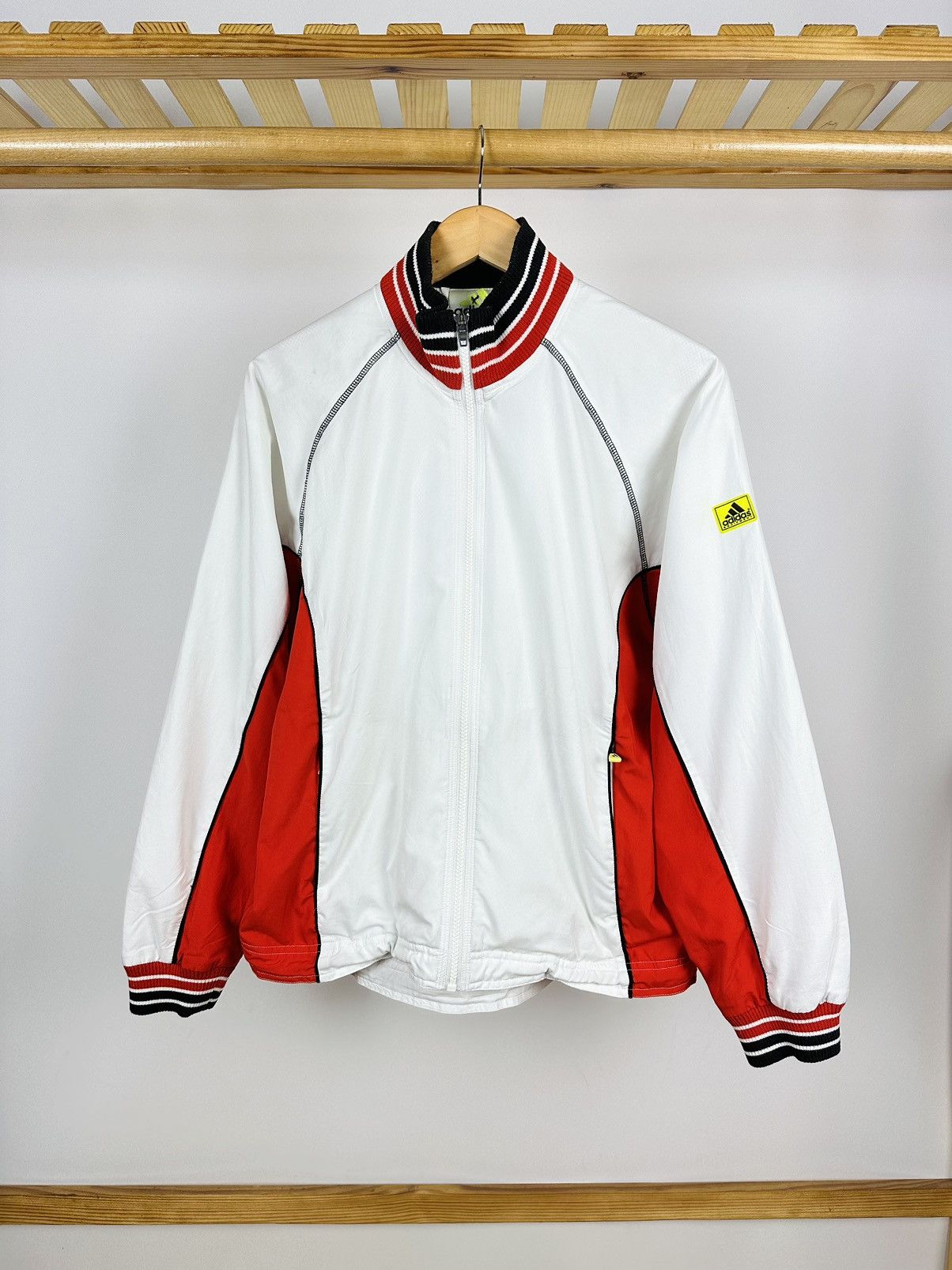 Adidas × Vintage Vintage Men’s Adidas Equipment Zip Track Top Jacket Size US S / EU 44-46 / 1 - 1 Thumbnail