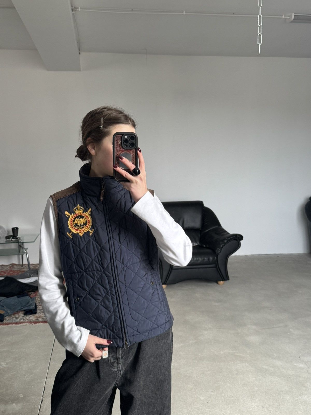 Ralph Lauren Vintage Ralph Lauren Quilted Vest Size L / US 10 / IT 46 - 14 Thumbnail