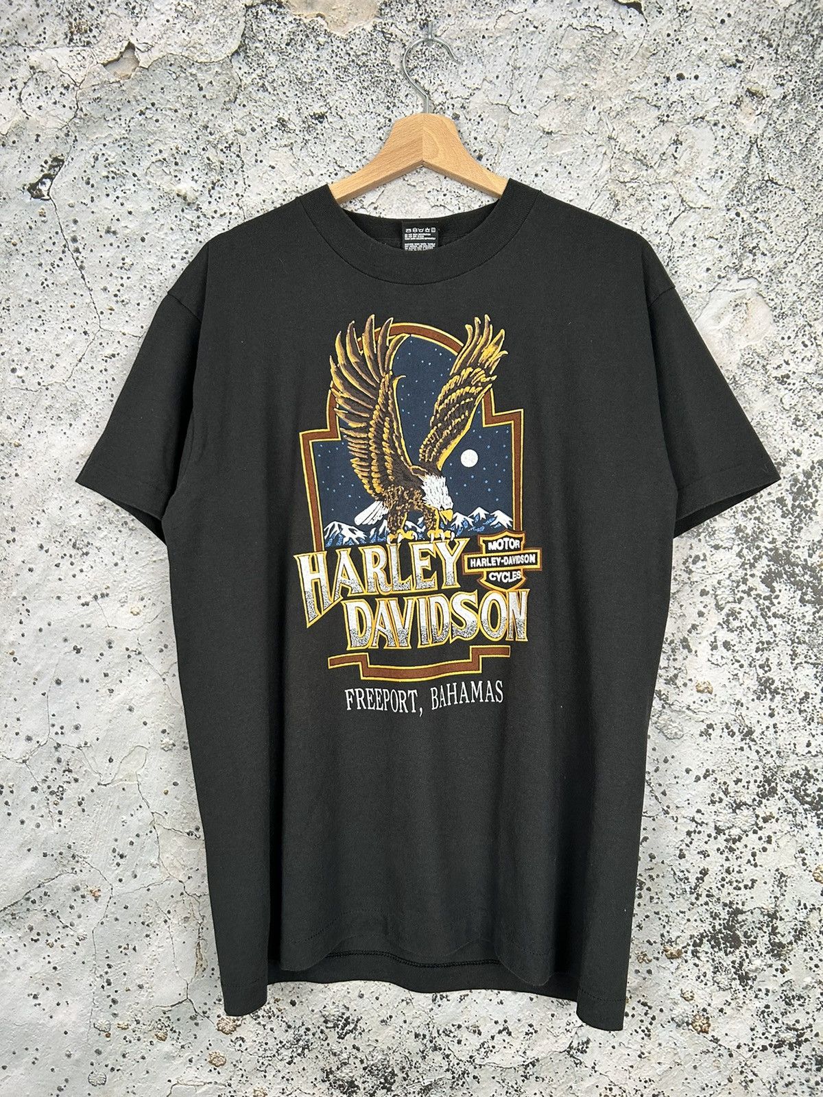 Harley Davidson × Vintage Vintage Harley Davidson 90s Single Stitch Rock Punk Tee Size US L / EU 52-54 / 3 - 1 Thumbnail