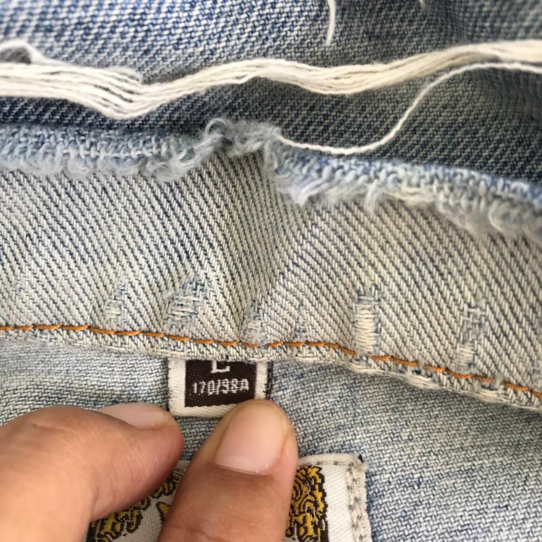 Japanese Brand Jeans Fashion Philosophy Distress Denim Jacket Size US L / EU 52-54 / 3 - 10 Thumbnail