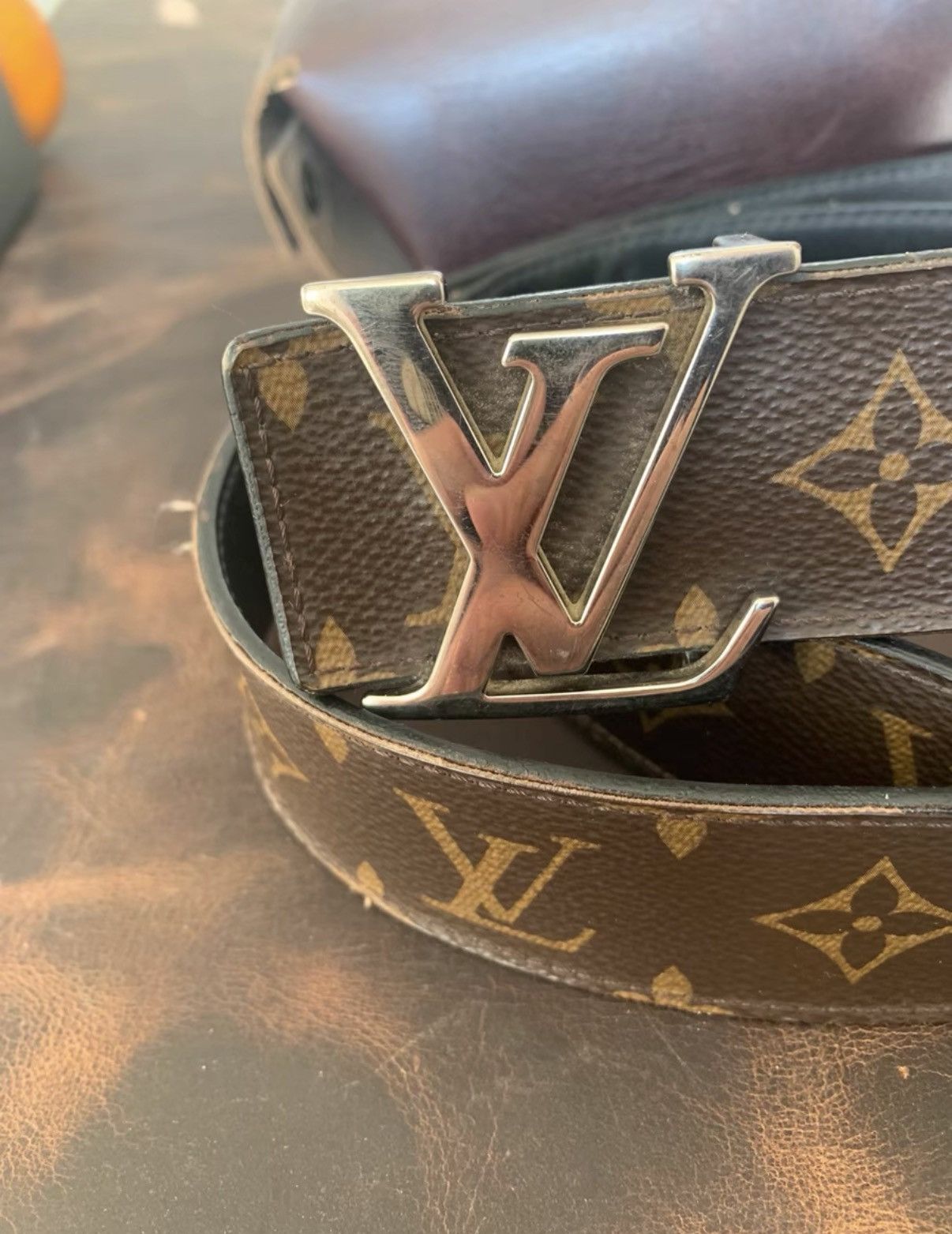 Louis Vuitton LV genuine leather belt K16 Size ONE SIZE - 1 Thumbnail
