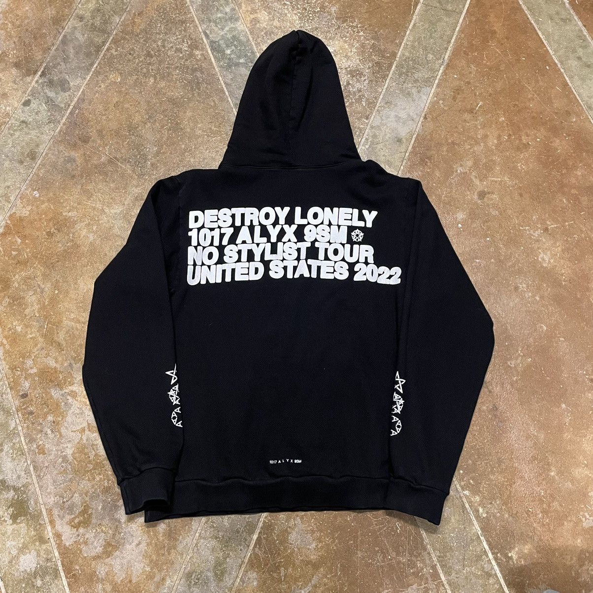 image of 1017 Alyx 9Sm x Destroy Lonely 2022 Tour X Alyx in Black, Men's (Size Large)