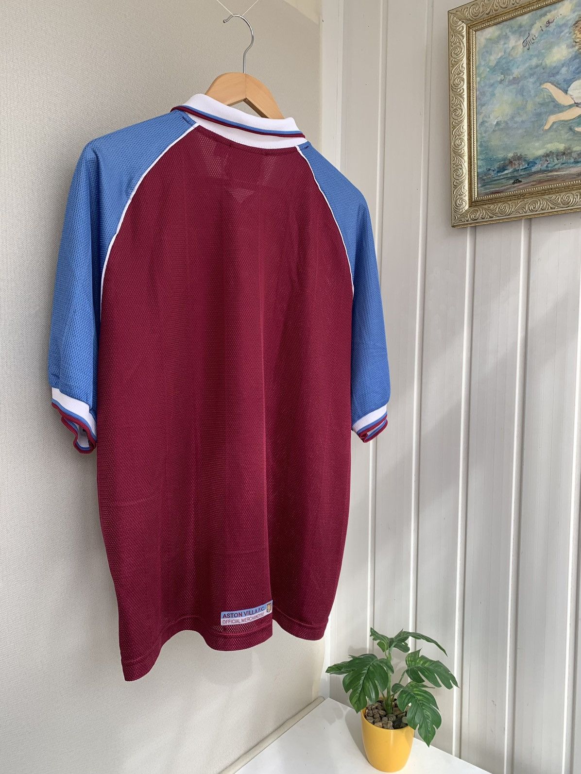 Reebok Reebok ASTON VILLA 1998 Vintage Home Shirt Size 42-44 L-XL Size US L / EU 52-54 / 3 - 6 Thumbnail