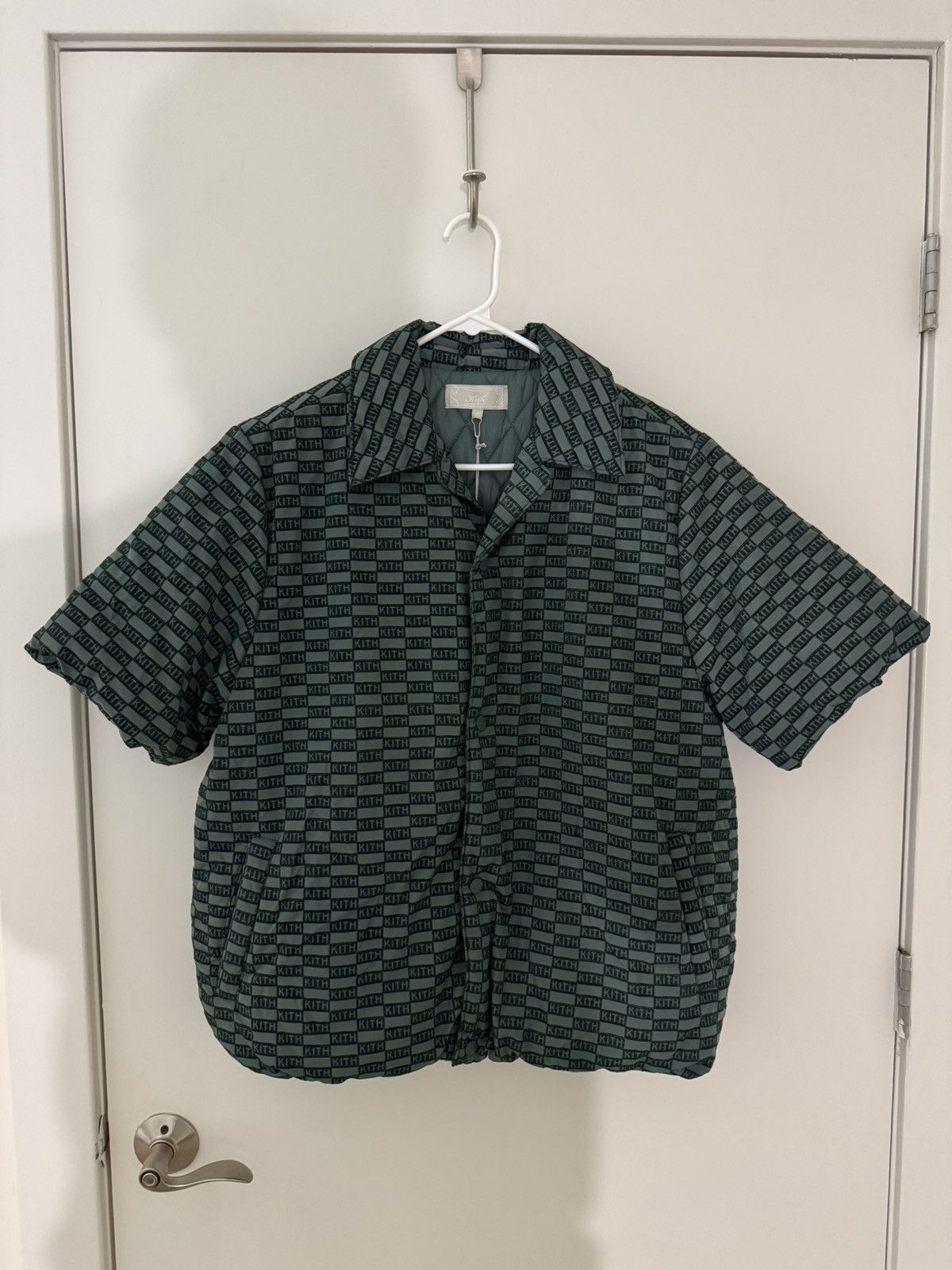Kith Kith Flocked Monogram Puffed Devon Shirt Rhythm Ronnie Fieg Size US M / EU 48-50 / 2 - 1 Thumbnail