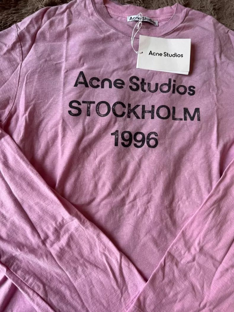 Acne Studios acne studios 1996 pink long-sleeved shirt | Grailed