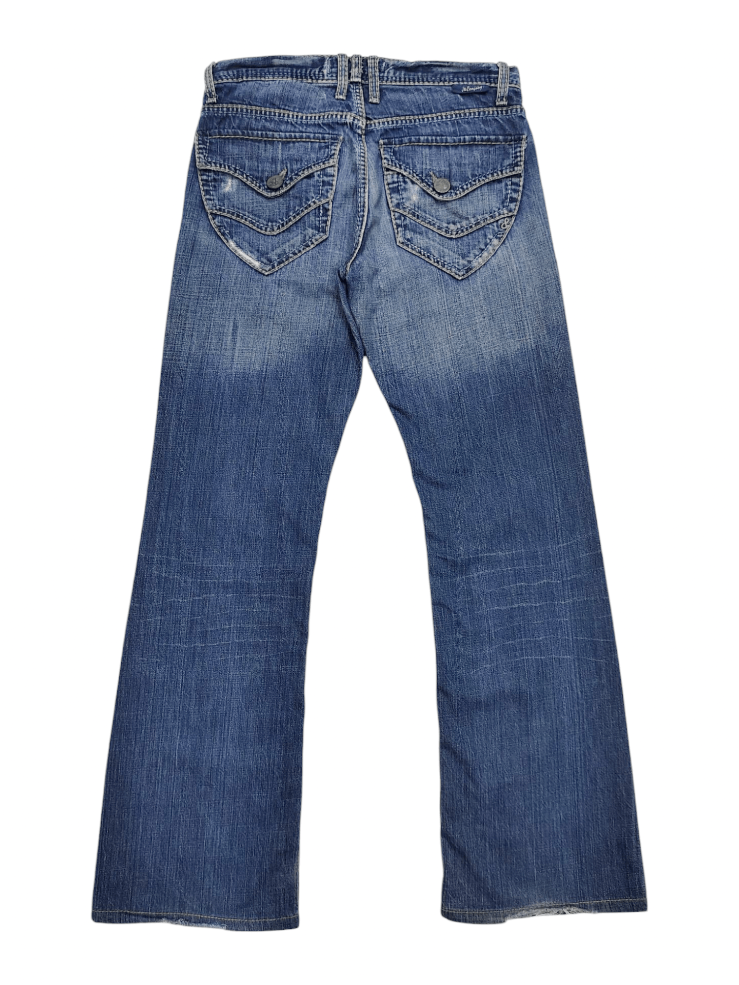 Seditionaries 00s Jefferson & Company❤️‍🔥Wash Distressed Y2K Flare Jeans Size 29" - 1 Thumbnail