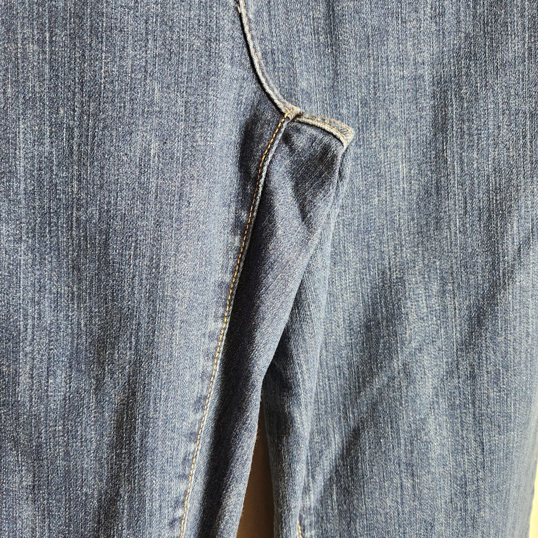 Vintage L.L. Bean Jeans Womens True Shape Classic Fit High Rise Bootcut Leg 10 MT Blue Cotton Blend Denim 5-Pocket Mens? Girls? Size 32" / US 10 / IT 46 - 5 Thumbnail