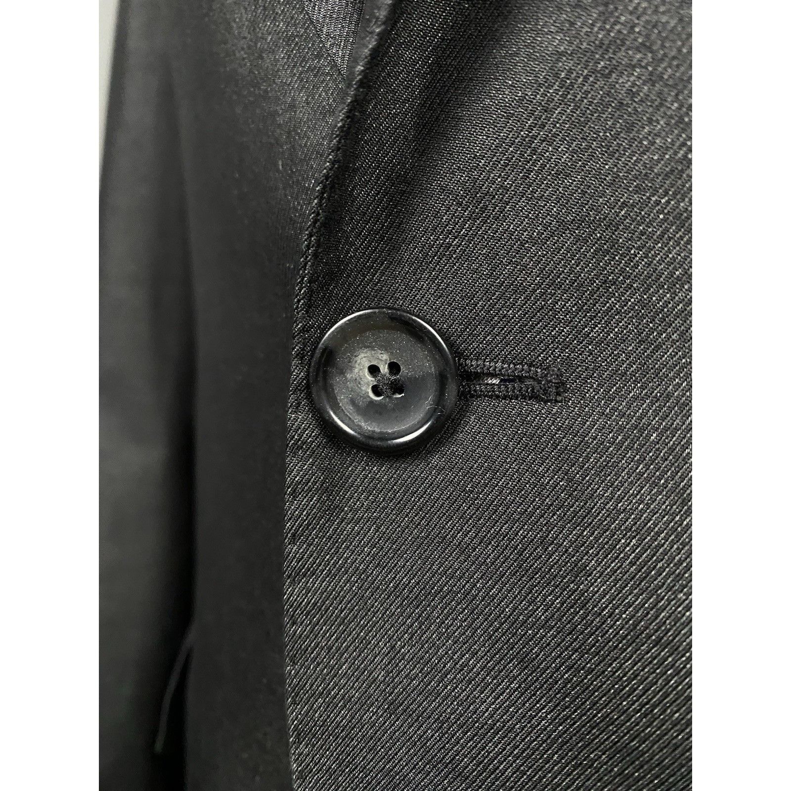 Tagliatore MINT! Tagliatore Men's Gray Slim Silk Cotton Blazer Jacket Size 50R - 8 Thumbnail