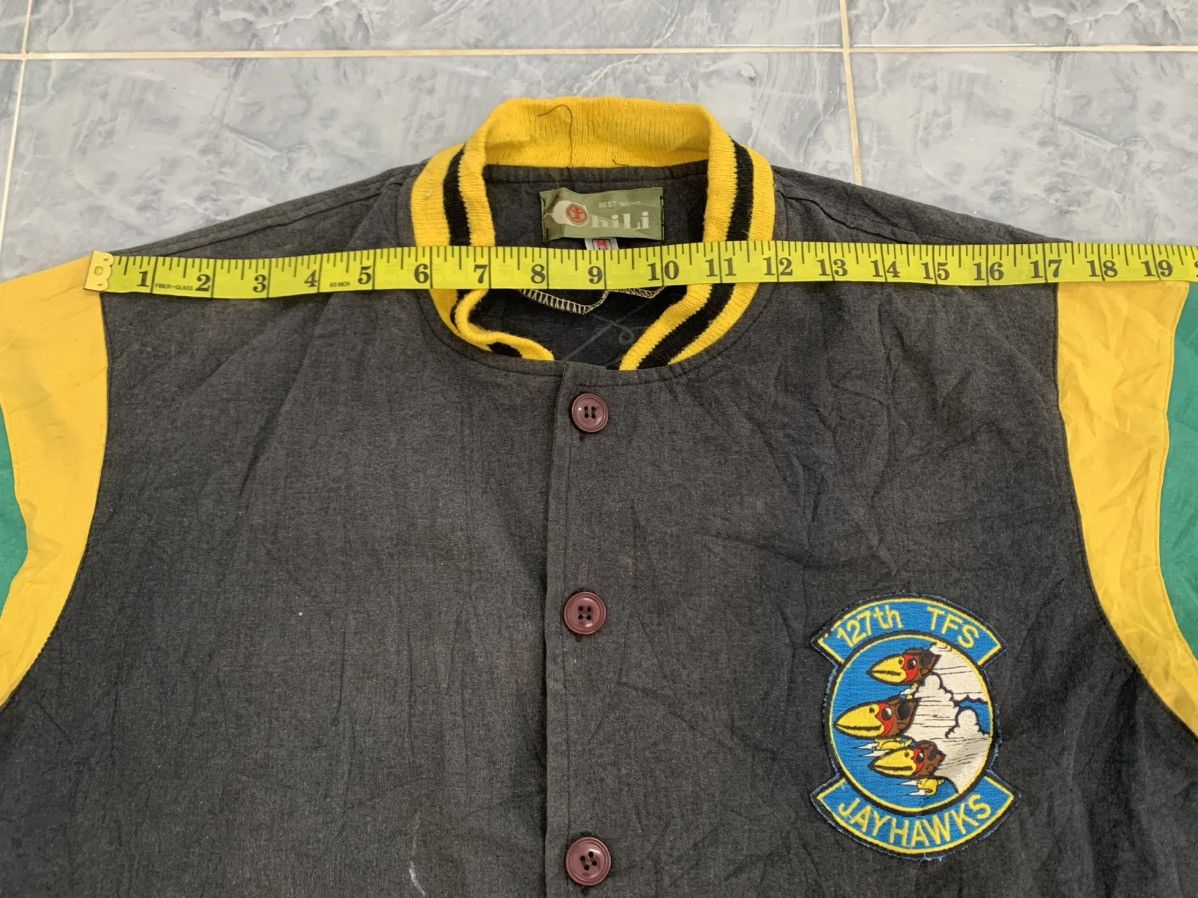Japanese Brand Jayhawks 127th TFS Fashion Sportswear Button Jacket Size US M / EU 48-50 / 2 - 10 Thumbnail