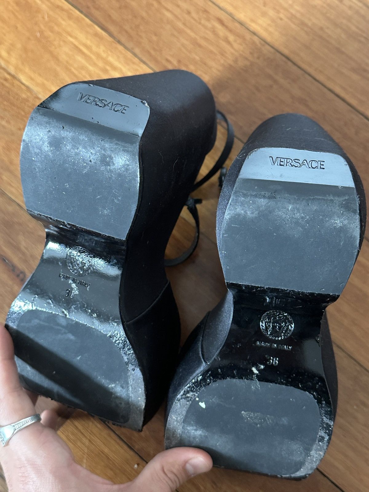 Versace Versace Sandal Pump Heels Size US 8 / IT 38 - 8 Thumbnail