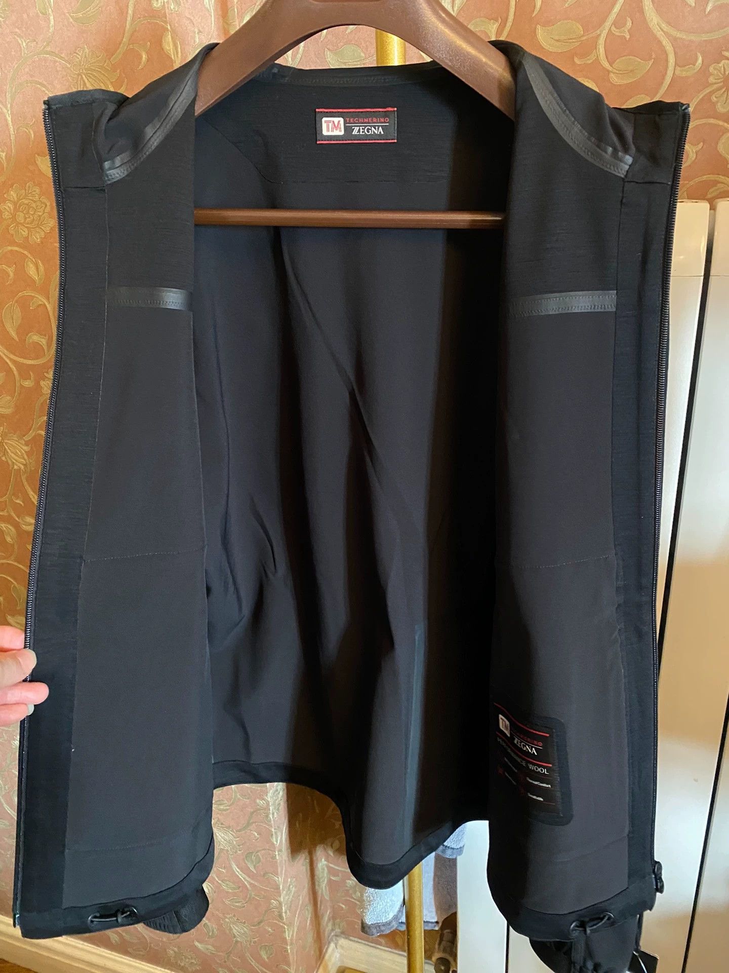 Ermenegildo Zegna ZEGNA New 100% Merino Wool Waterproof Jacket L Size US L / EU 52-54 / 3 - 4 Thumbnail