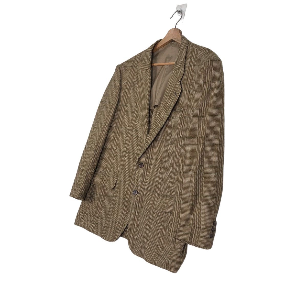 Lancel 🔥Vintage Casual Coats Double Breasts Lancel Paris Tartan Size US M / EU 48-50 / 2 - 2 Thumbnail