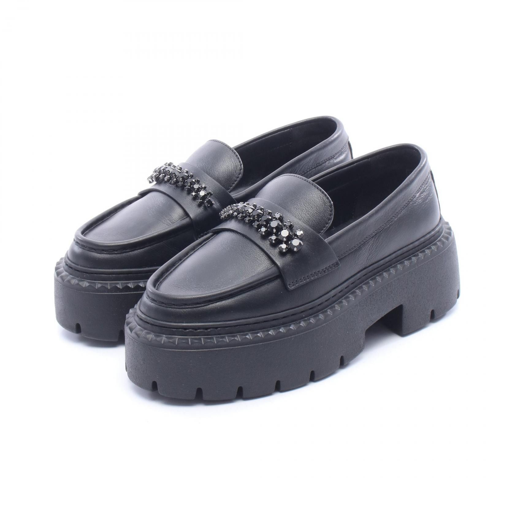 Jimmy Choo Jimmy Choo Jimmy Choo Bryer Loafer Flat Leather Loafers Leather Shoes DUTY FREE for USA Size ONE SIZE - 1 Thumbnail