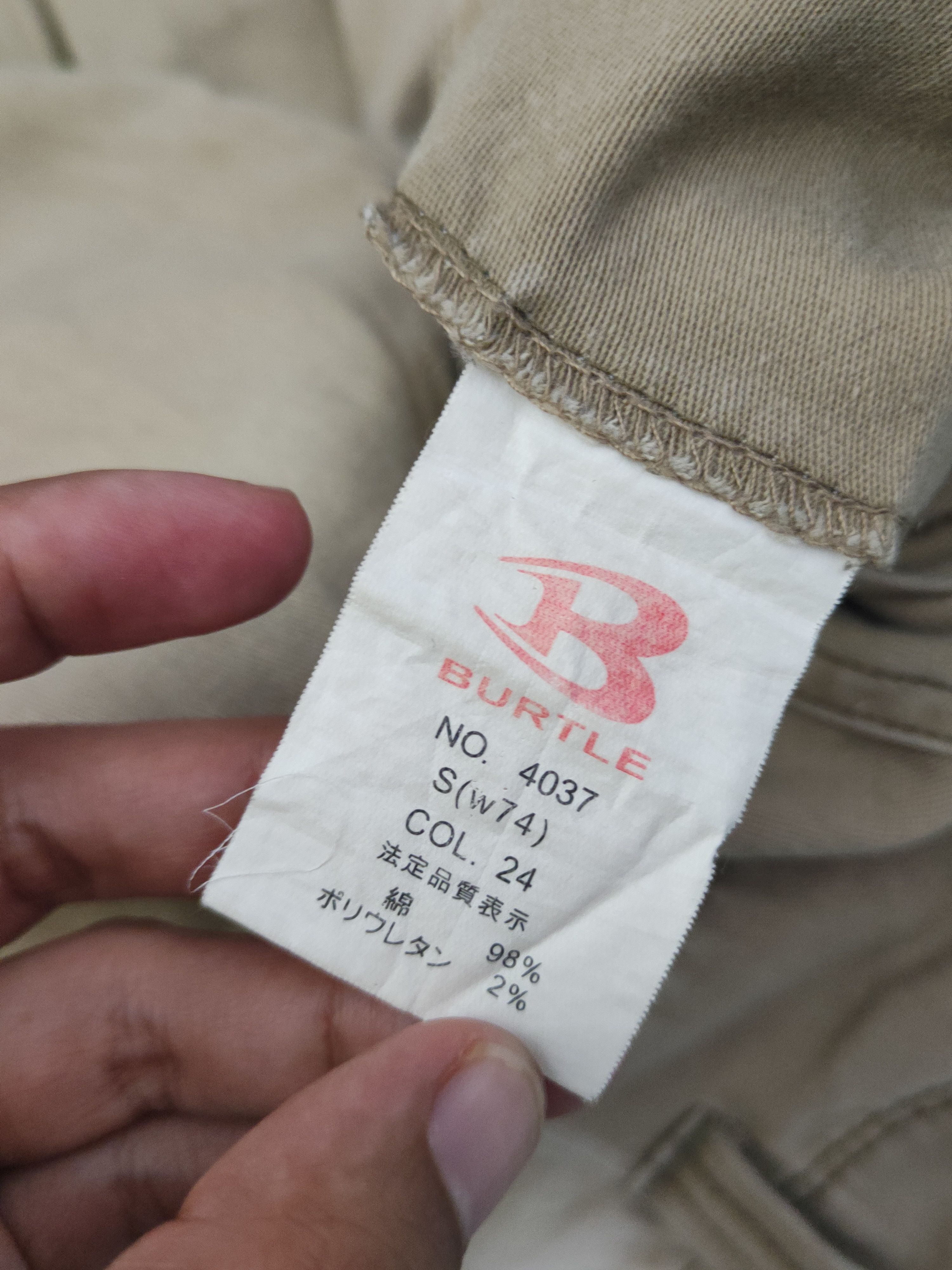 Japanese Brand DL Burtle Beige Multipocket Cargo Pants #2151 Size US 29 - 16 Thumbnail