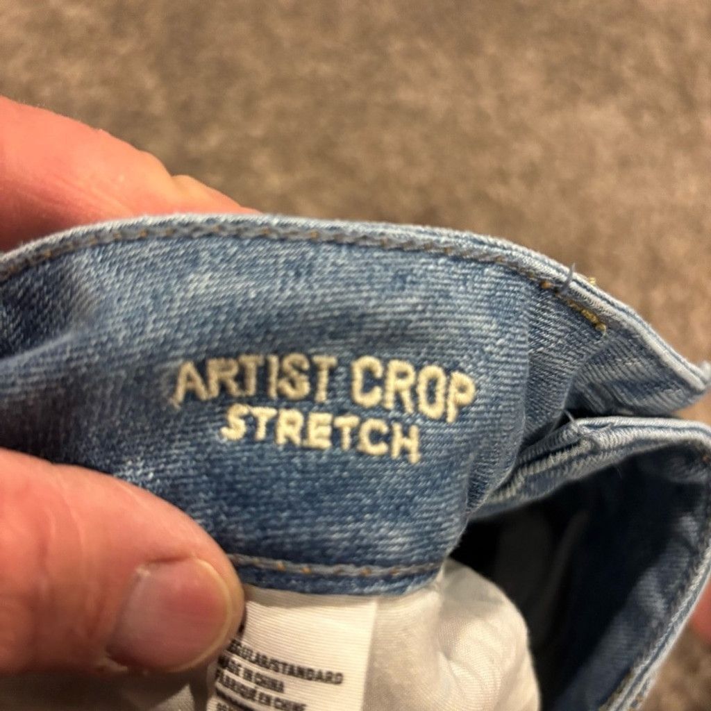 American Eagle Outfitters Women's American Eagle Crop Jeans Size 27" / US 4 / IT 40 - 7 Thumbnail
