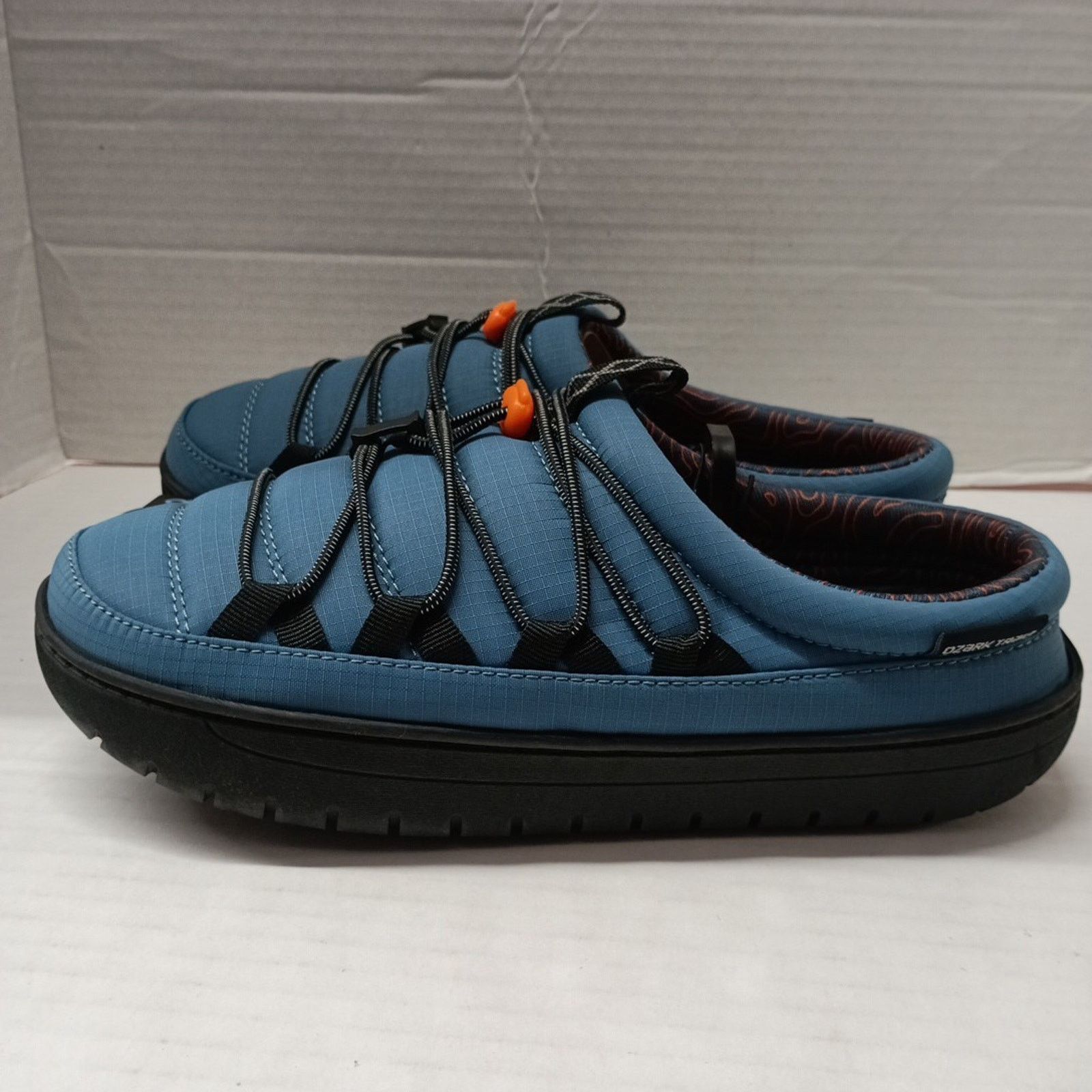 Other Ozark Trail Men's 8 Camp Scuff Slippers Blue Water Repellent Size US 8 / EU 41 - 2 Thumbnail