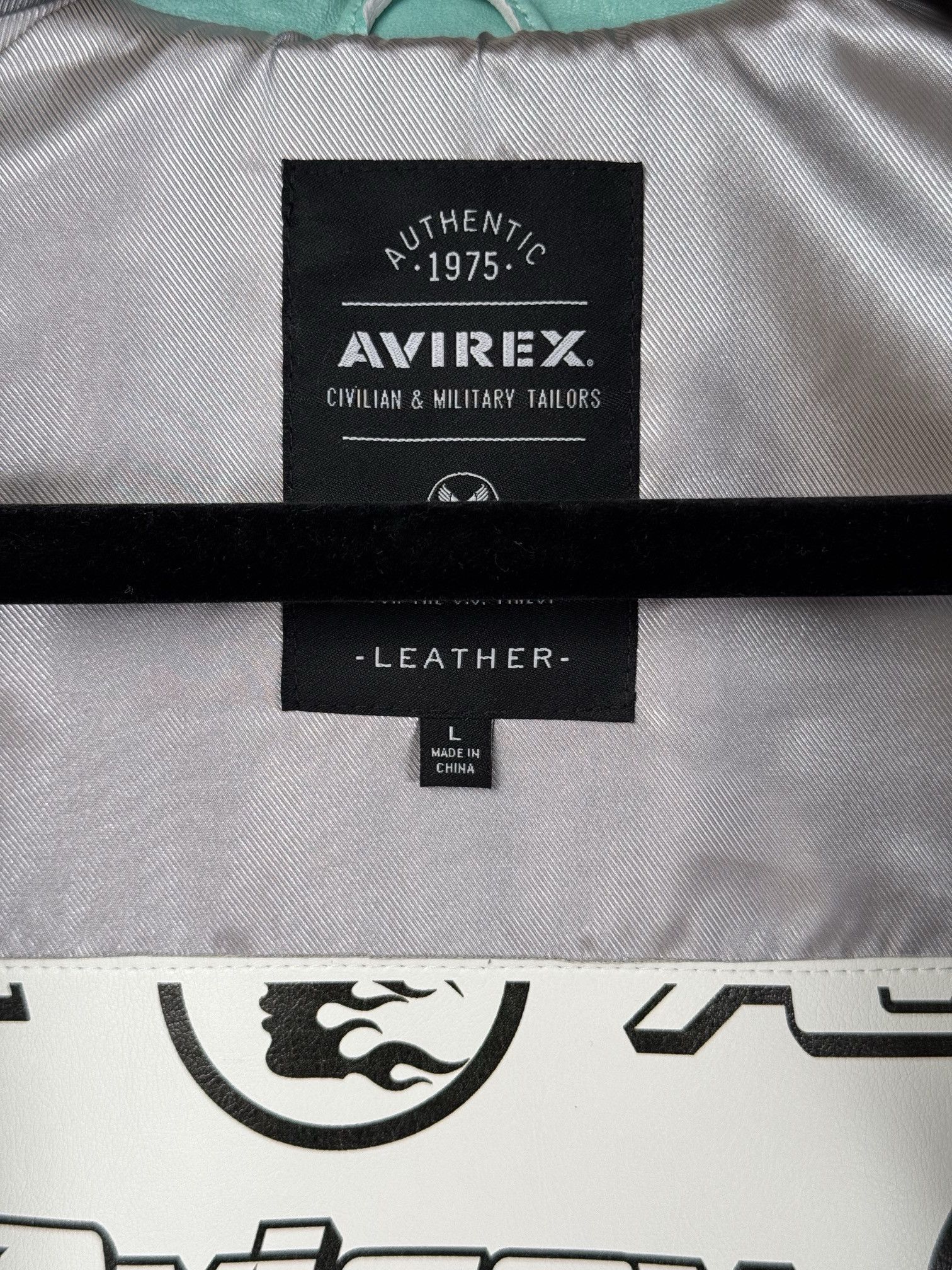 Avirex × HELLSTAR AVIREX X HELLSTAR Leather JACKET TURQUOISE Size US L / EU 52-54 / 3 - 11 Thumbnail
