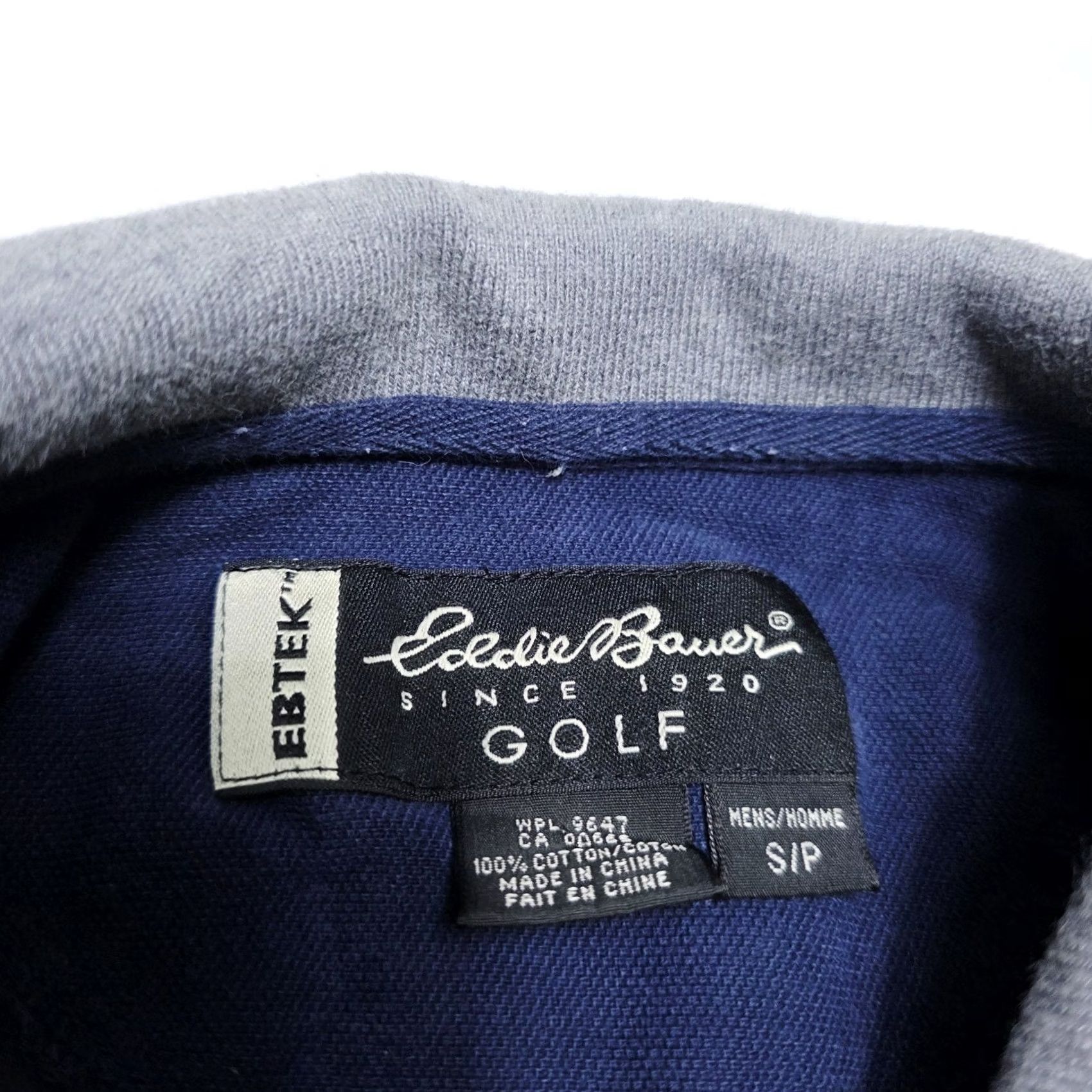 Eddie Bauer VINTAGE Eddie Bauer EBTEK Polo Shirt Blue Striped Mens Small 90s Golf Shirt Size US S / EU 44-46 / 1 - 7 Thumbnail