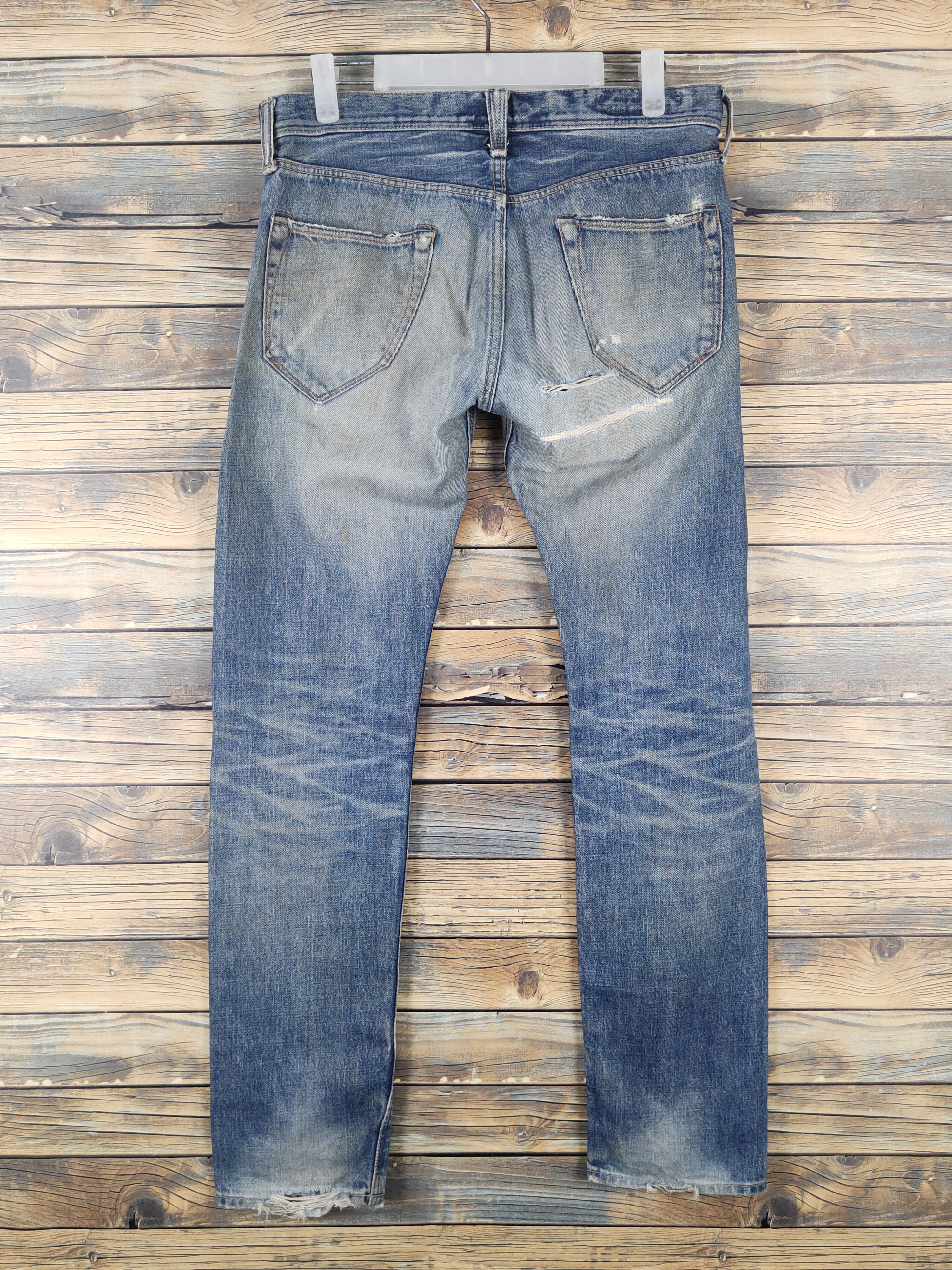 Spellbound 90' Spellbound japan Distressed Ripped denim Jeans #W1705 DL Size US 30 / EU 46 - 7 Thumbnail