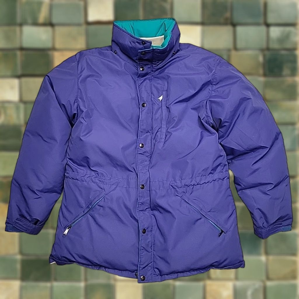 Vintage VINTAGE L.L. Bean Penobscot Parka Mens Large Blue Goose Down Quilted Puffer USA Made Size US L / EU 52-54 / 3 - 1 Thumbnail