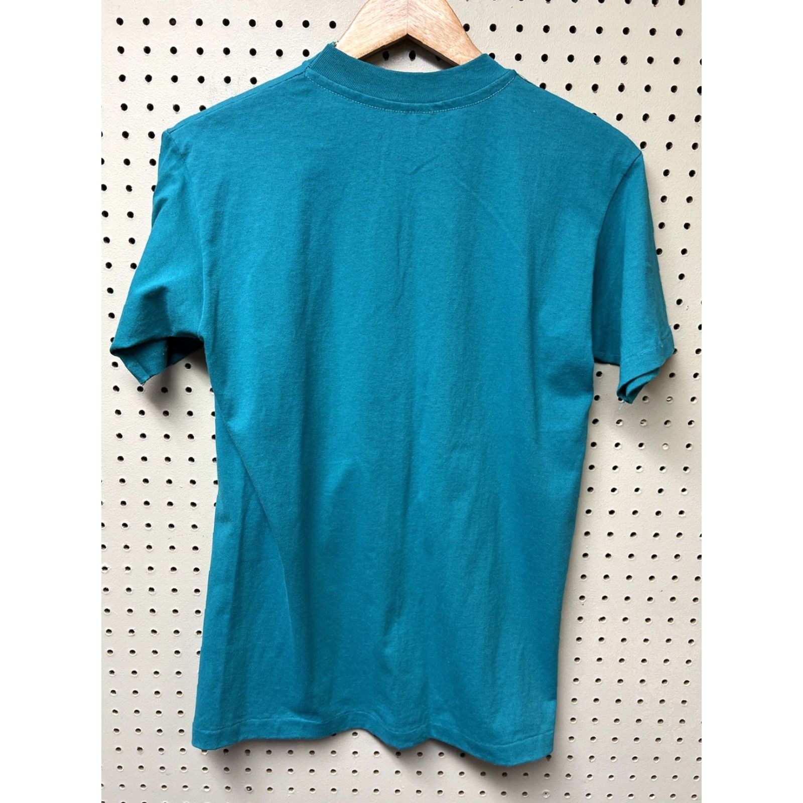 Hanes VINTAGE Hanes Kentucky 1992 Puff Paint Single Stitch T-Shirt Horse Racing Crew Neck Short Sleeve Green Cotton Blend M Men Size US M / EU 48-50 / 2 - 2 Thumbnail
