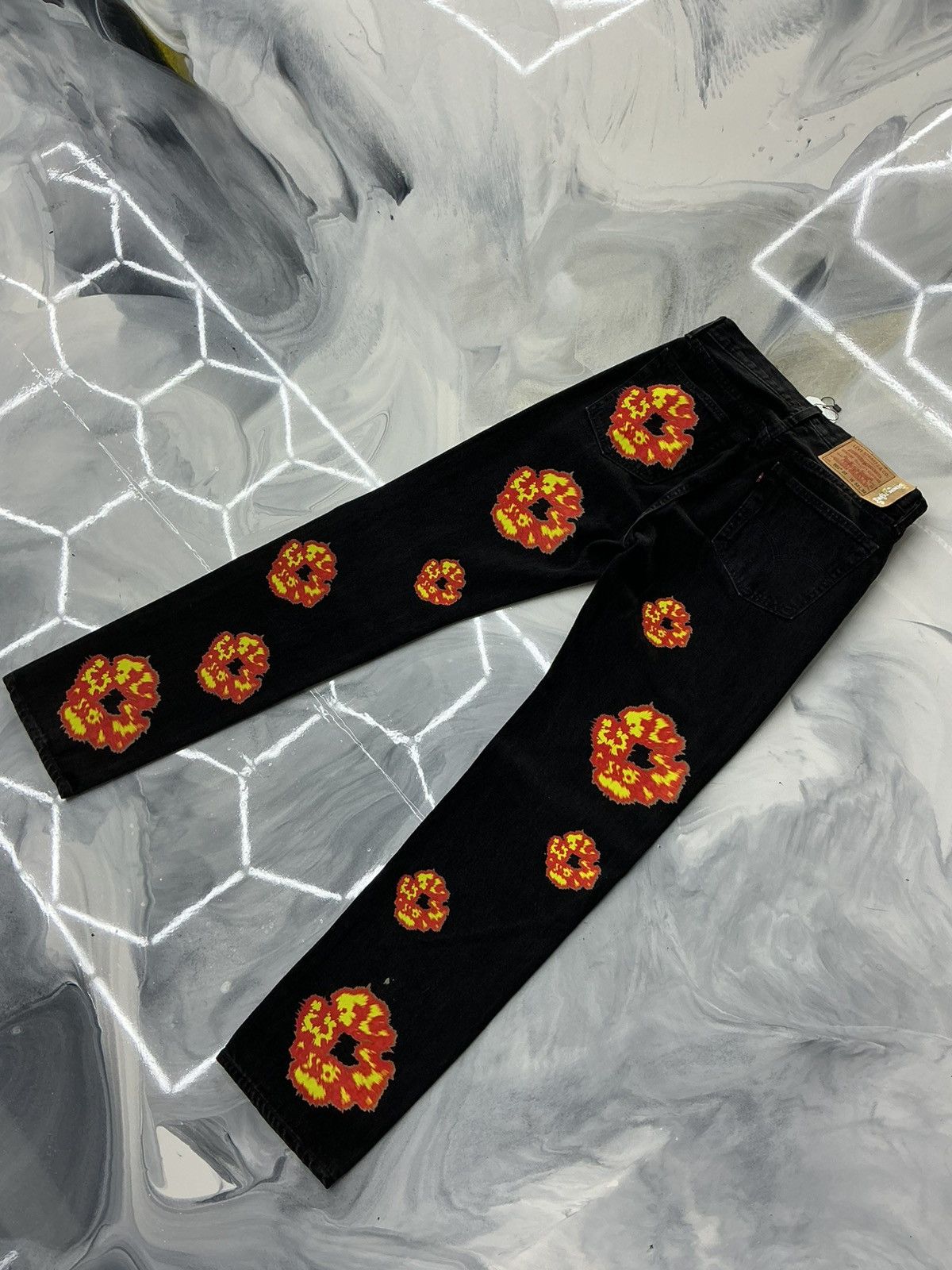 DENIM TEARS Denim Tears x Offset Jeans Black Size 32x32 Size US 32 / EU 48 - 6 Thumbnail