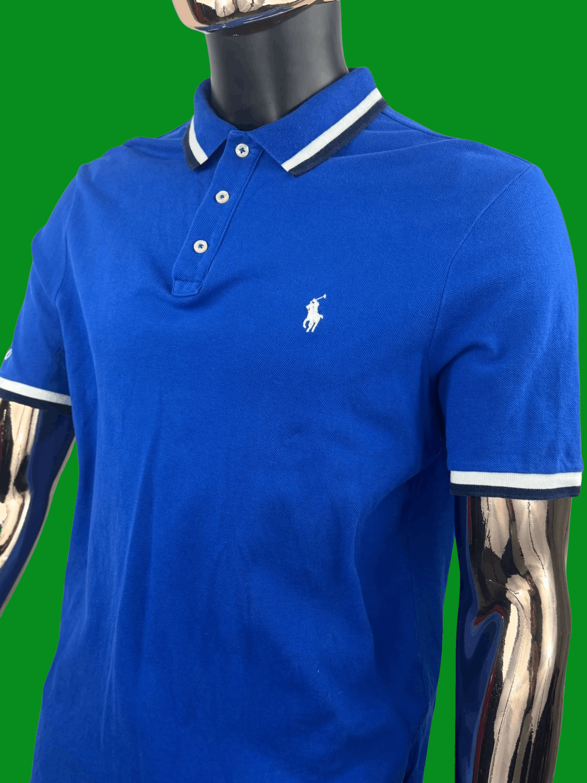 Polo Ralph Lauren VTG Polo Ralph Lauren Classic Fit Bright White Pony Logo Size US M / EU 48-50 / 2 - 1 Thumbnail