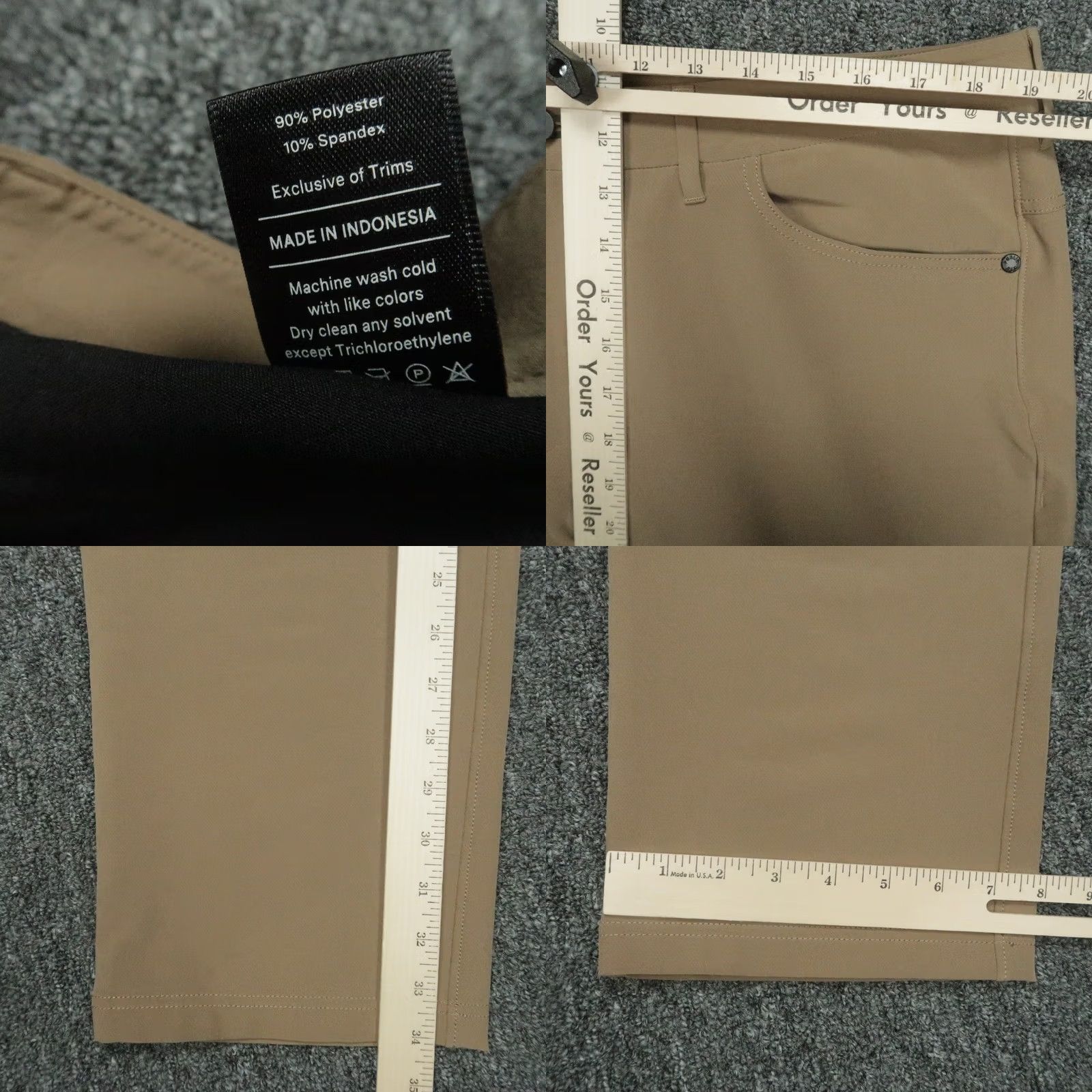 Vintage Public Rec Pants Mens 38x34 Brown Dealmaker 5 Pocket Stretch Nobull Shirt? Size US 38 / EU 54 - 8 Thumbnail